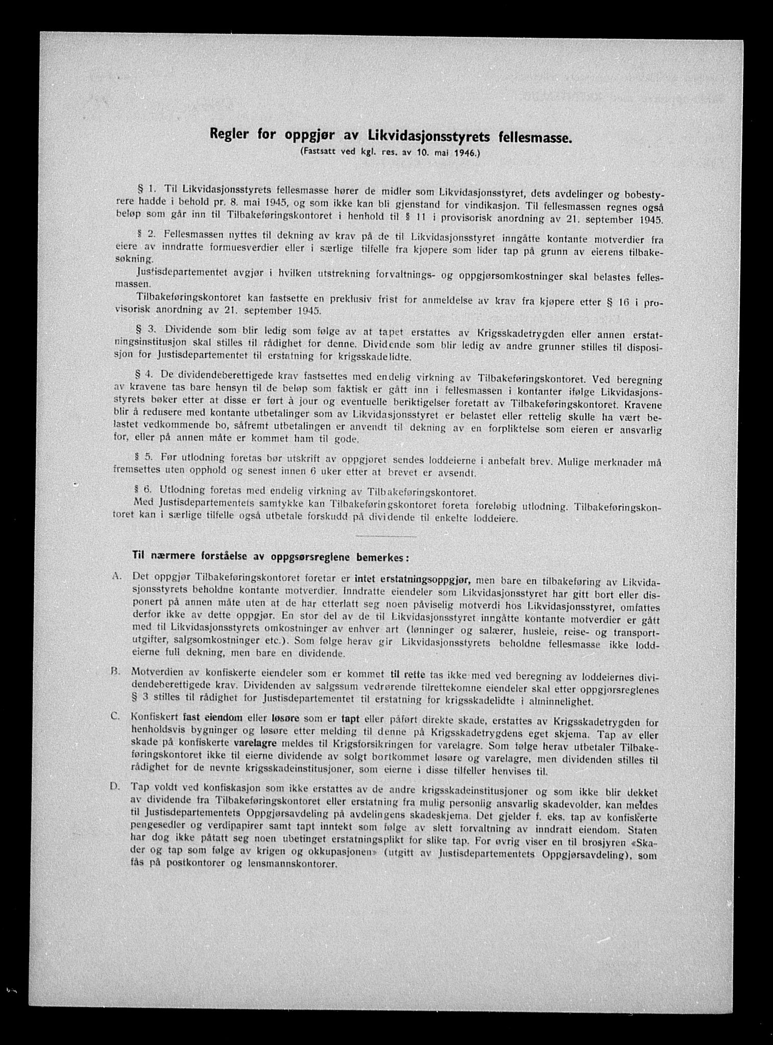 Justisdepartementet, Tilbakeføringskontoret for inndratte formuer, AV/RA-S-1564/H/Hc/Hca/L0908: --, 1945-1947, p. 18