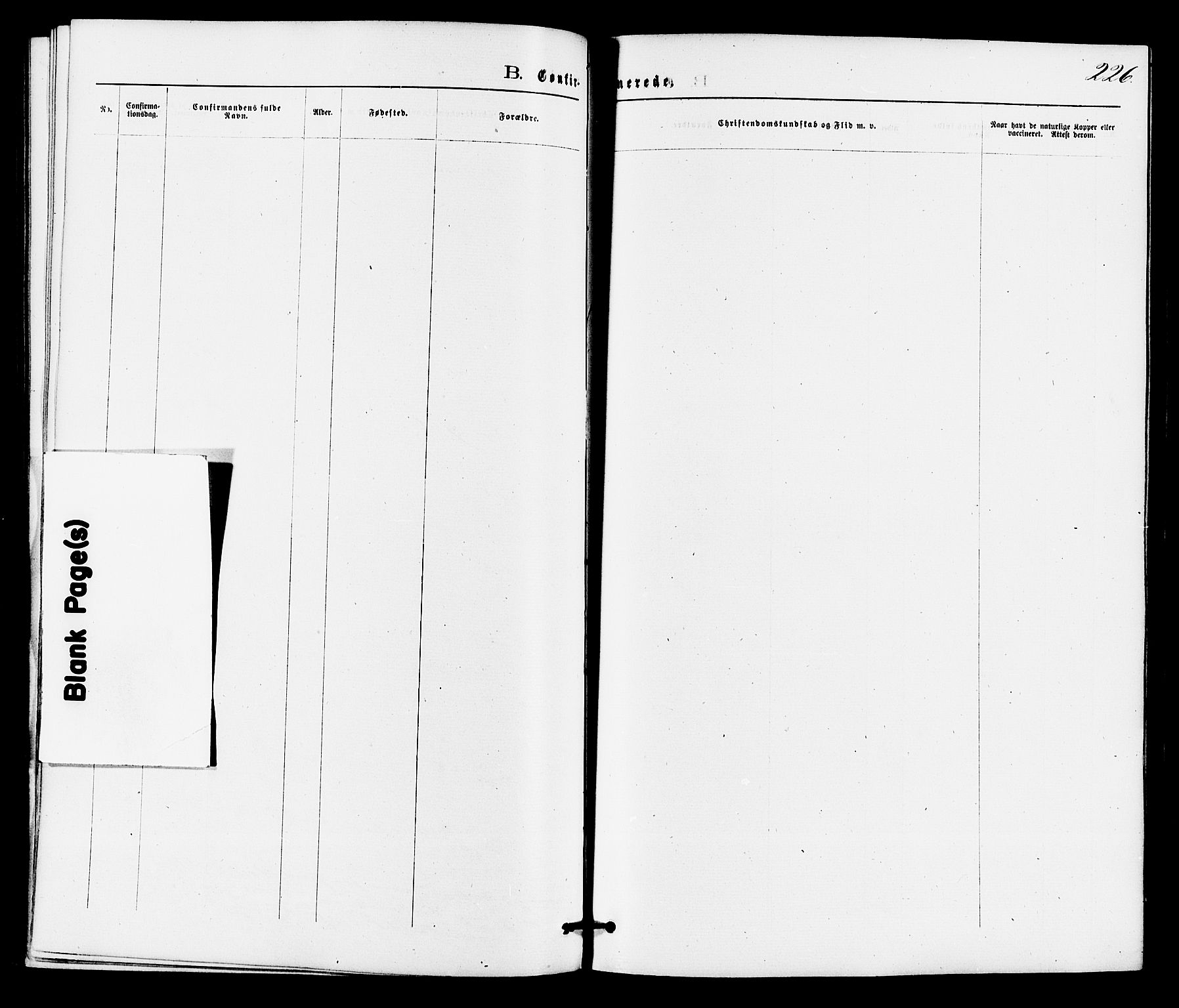 Drangedal kirkebøker, SAKO/A-258/F/Fa/L0009: Parish register (official) no. 9 /1, 1872-1884, p. 226