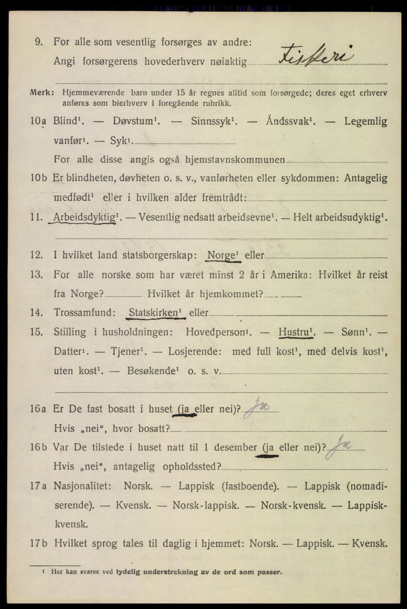 SAT, 1920 census for Bodin, 1920, p. 1871