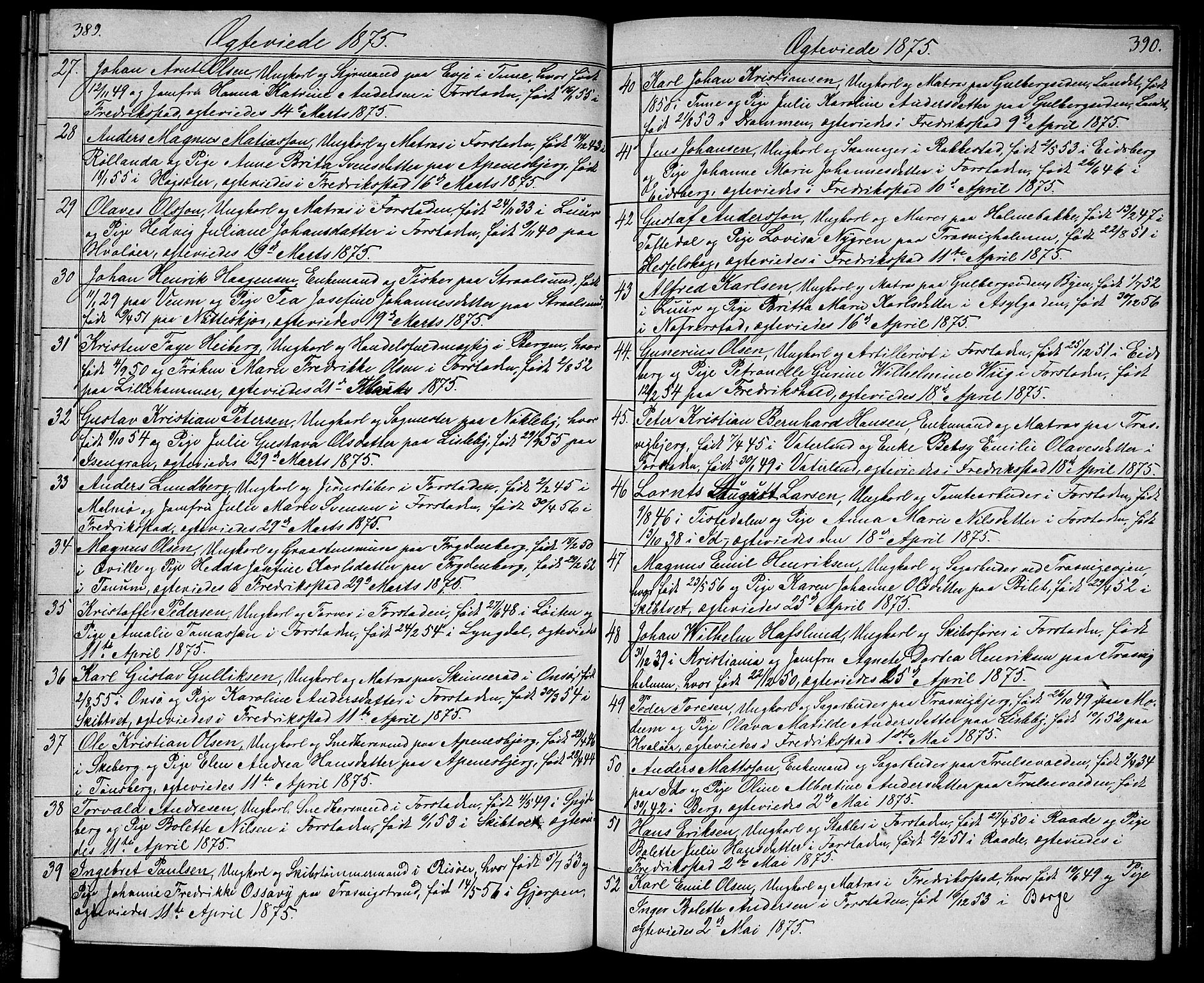 Glemmen prestekontor Kirkebøker, AV/SAO-A-10908/G/Ga/L0004: Parish register (copy) no. 4, 1867-1875, p. 389-390