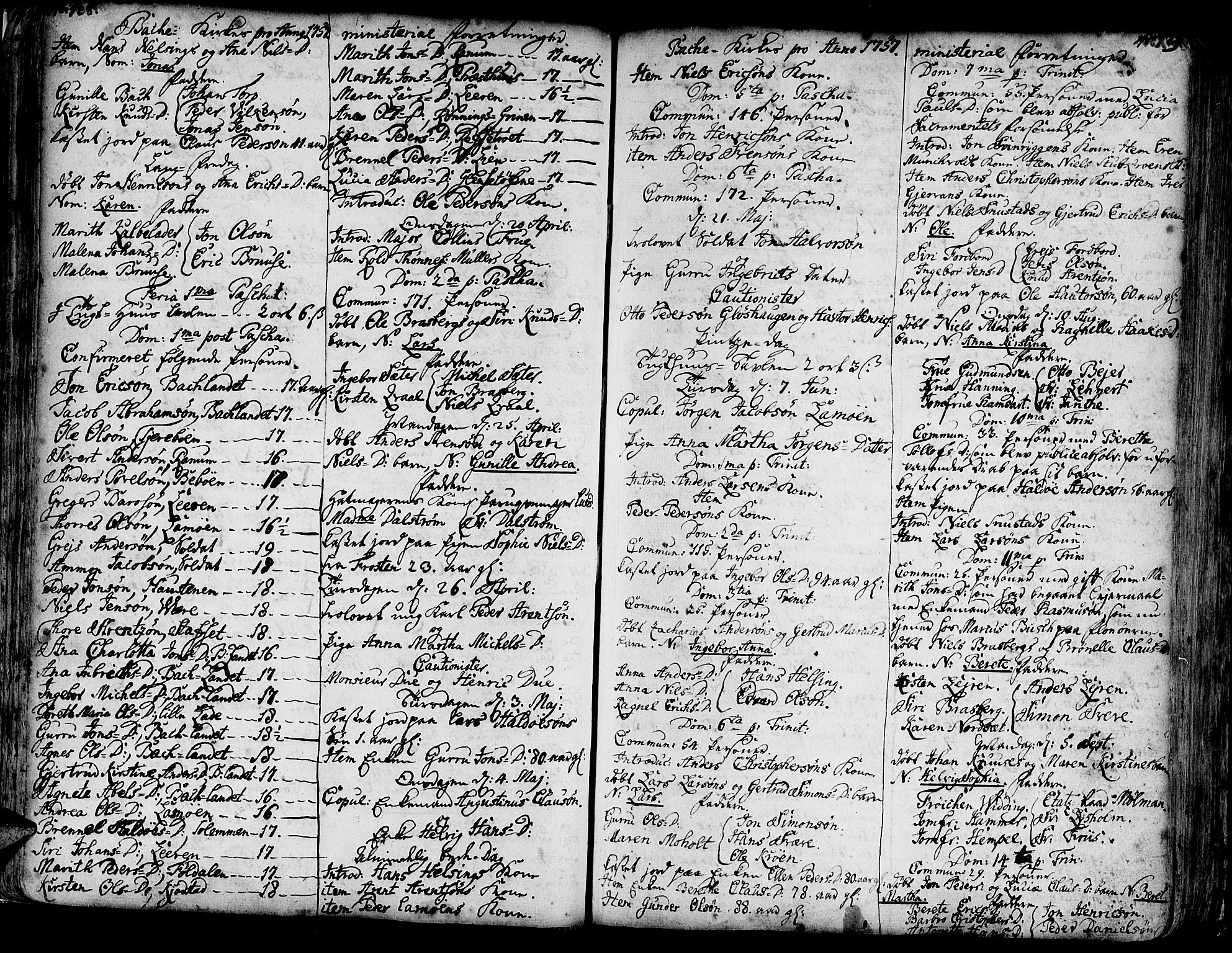 Ministerialprotokoller, klokkerbøker og fødselsregistre - Sør-Trøndelag, SAT/A-1456/606/L0276: Parish register (official) no. 606A01 /2, 1727-1779, p. 128-129