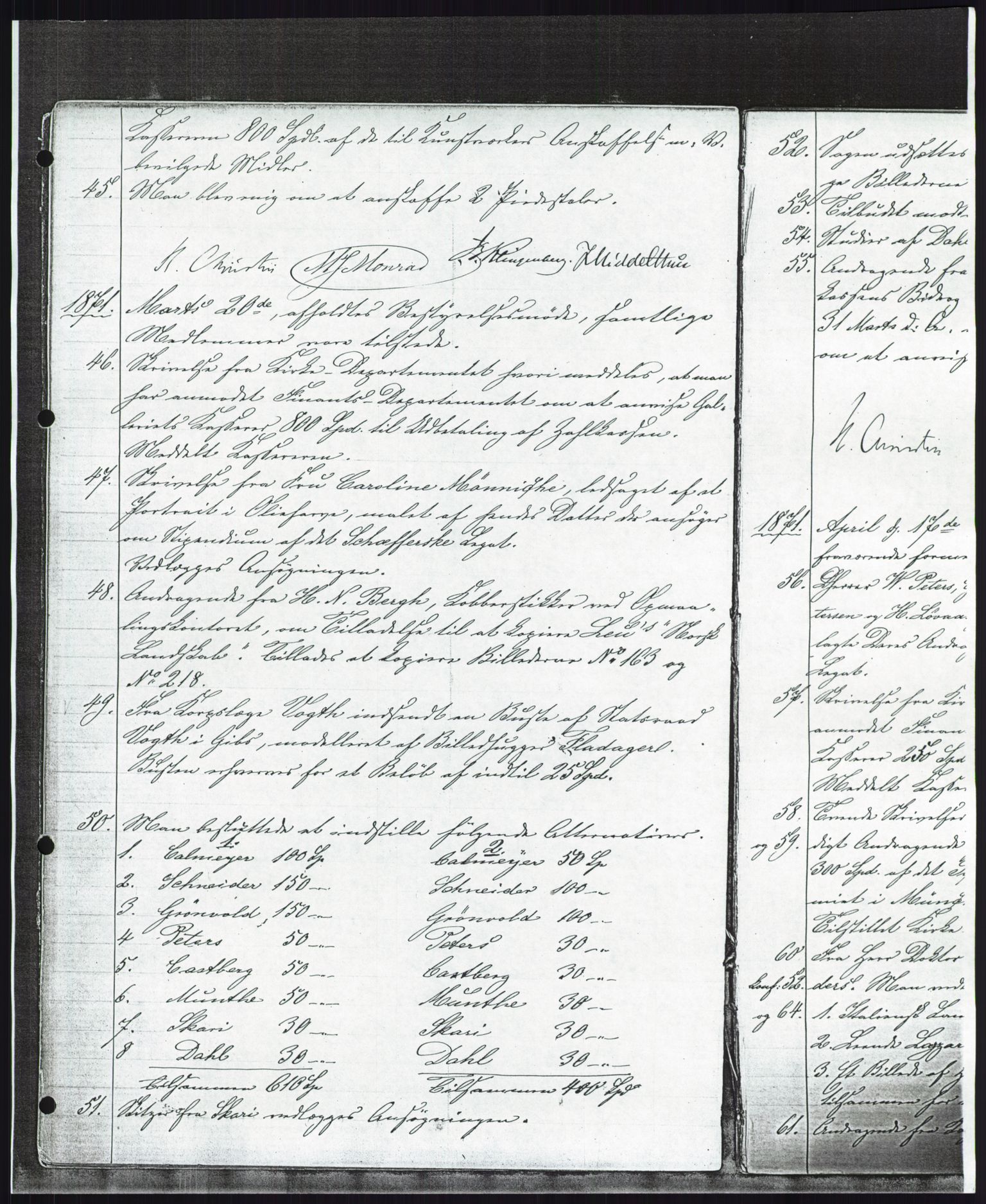 Nasjonalgalleriet, NMFK/NG-1000/A/Aa/L0001: Forhandlingsprotokoll 1869-1877, 1869-1877, p. 17