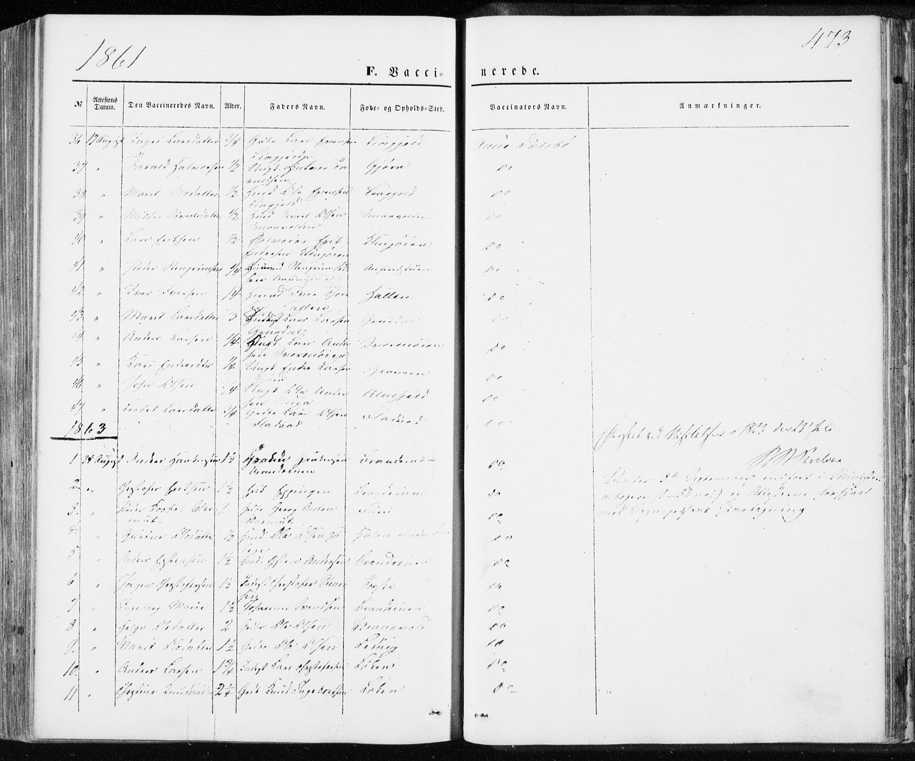 Ministerialprotokoller, klokkerbøker og fødselsregistre - Møre og Romsdal, SAT/A-1454/590/L1013: Parish register (official) no. 590A05, 1847-1877, p. 473