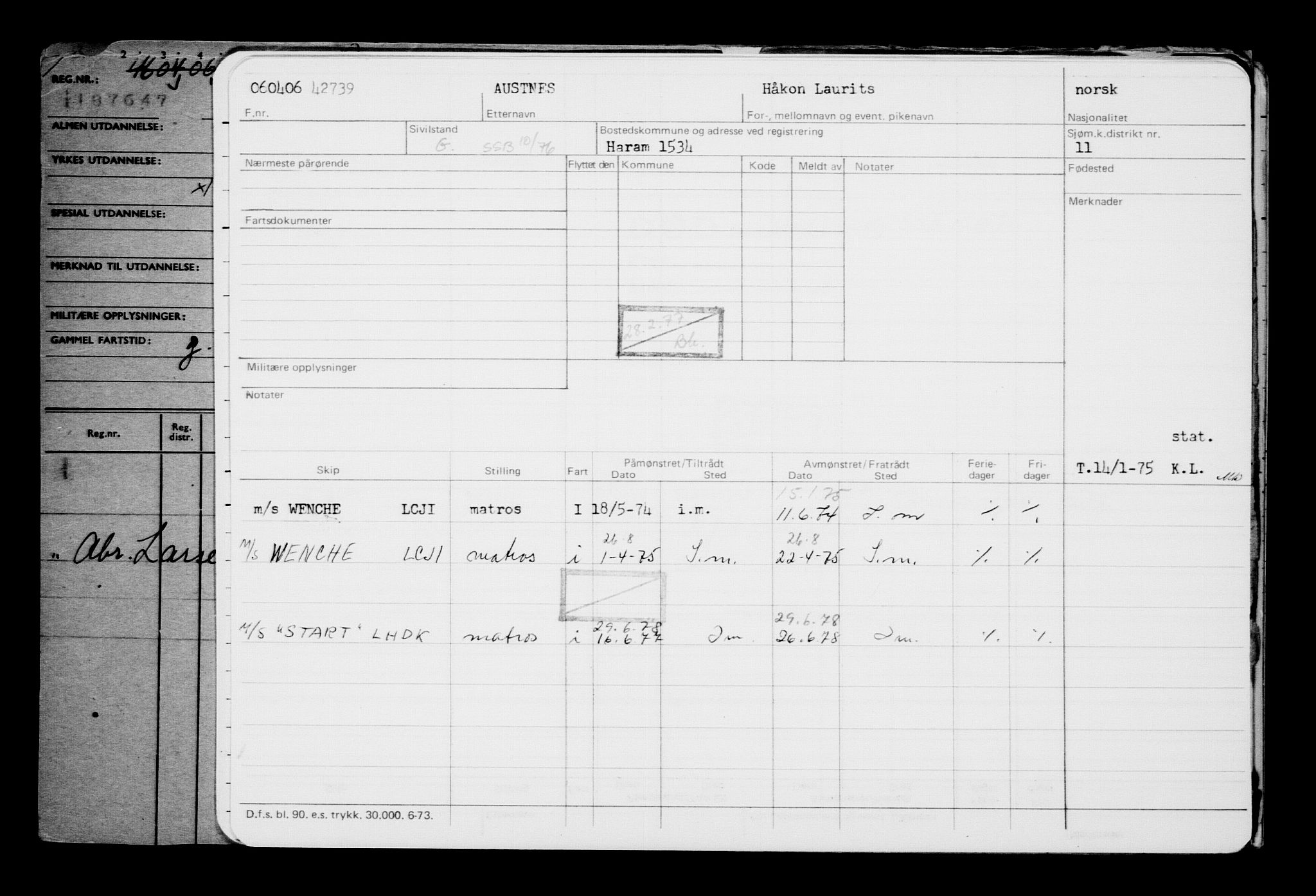 Direktoratet for sjømenn, AV/RA-S-3545/G/Gb/L0064: Hovedkort, 1906, p. 373