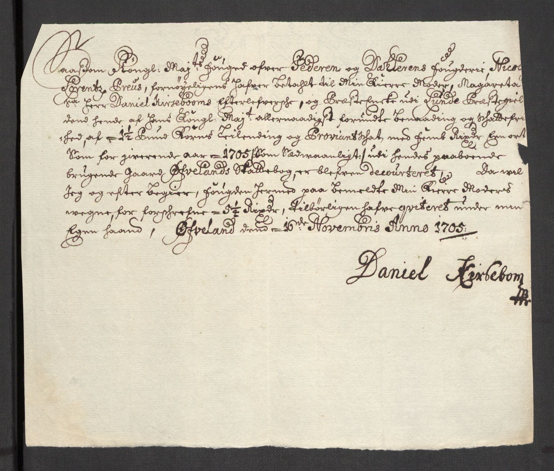 Rentekammeret inntil 1814, Reviderte regnskaper, Fogderegnskap, RA/EA-4092/R46/L2733: Fogderegnskap Jæren og Dalane, 1705-1708, p. 38