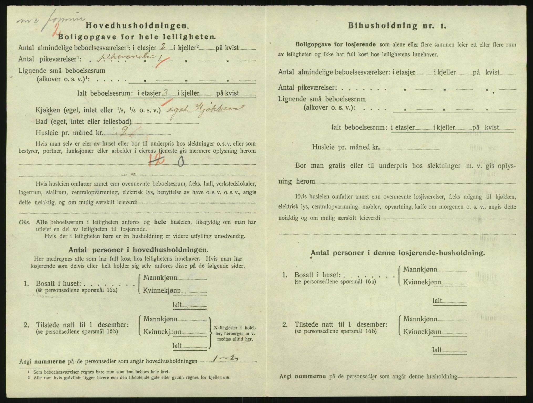 SAK, 1920 census for Grimstad, 1920, p. 1424