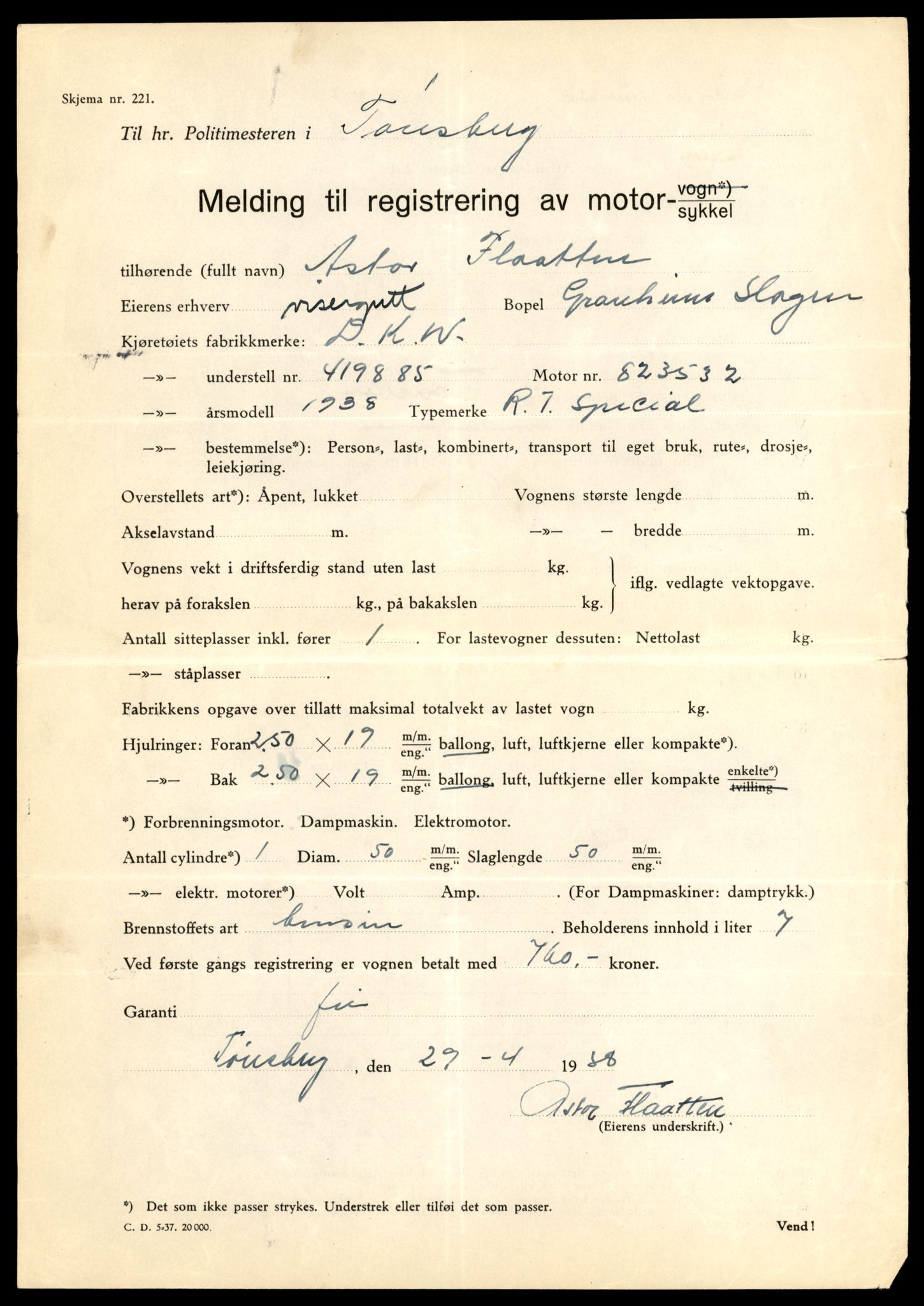 Møre og Romsdal vegkontor - Ålesund trafikkstasjon, AV/SAT-A-4099/F/Fe/L0028: Registreringskort for kjøretøy T 11290 - T 11429, 1927-1998, p. 1757