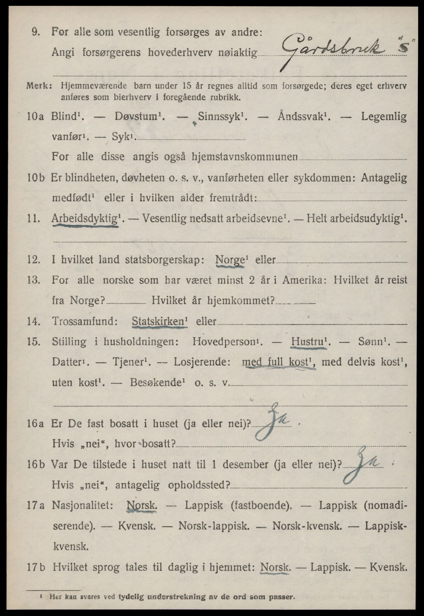 SAT, 1920 census for Rissa, 1920, p. 1148