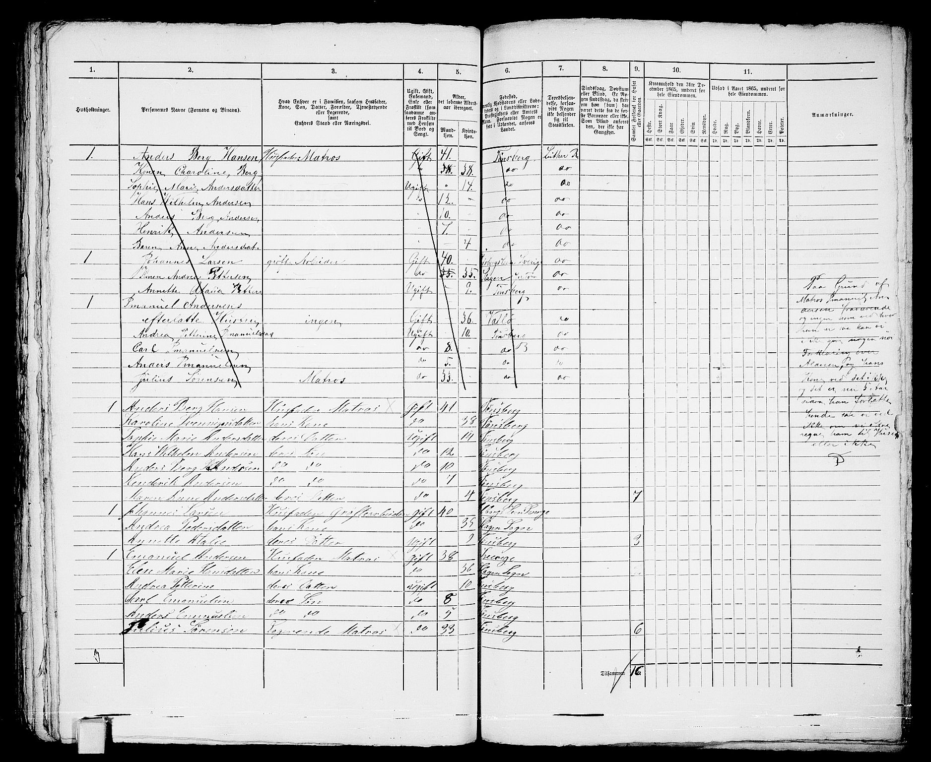 RA, 1865 census for Tønsberg, 1865, p. 684