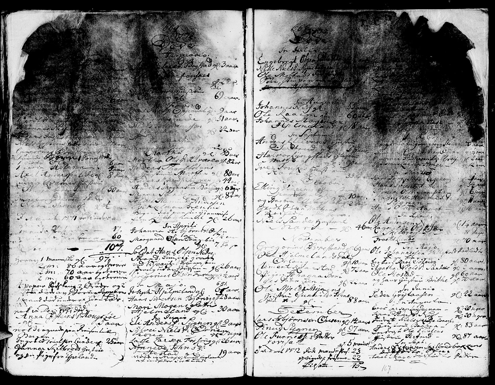 Gaular sokneprestembete, SAB/A-80001/H/Haa: Parish register (official) no. A 1, 1755-1785, p. 167