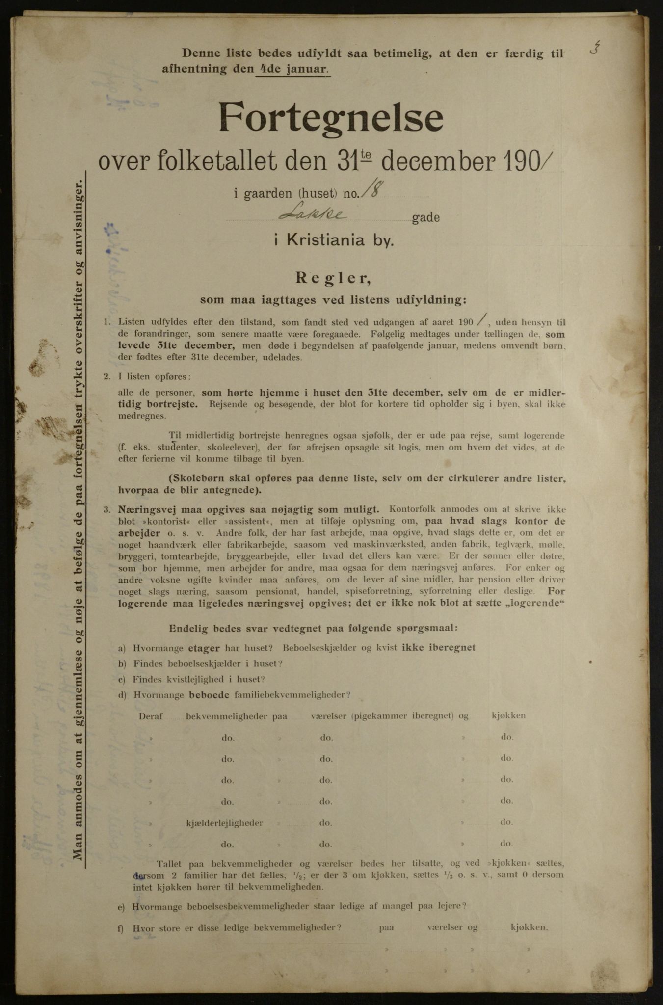 OBA, Municipal Census 1901 for Kristiania, 1901, p. 8526