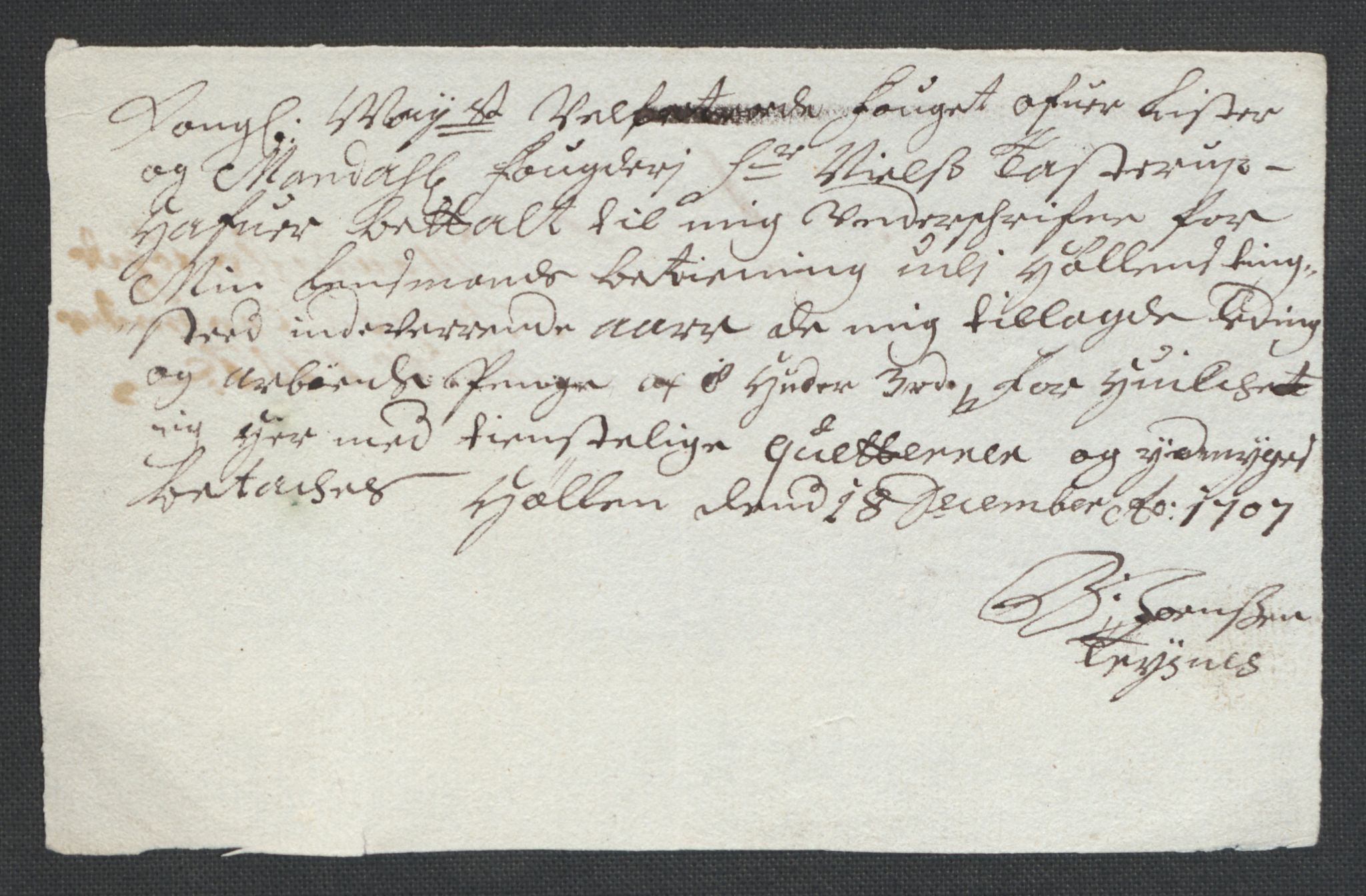 Rentekammeret inntil 1814, Reviderte regnskaper, Fogderegnskap, AV/RA-EA-4092/R43/L2551: Fogderegnskap Lista og Mandal, 1705-1709, p. 551