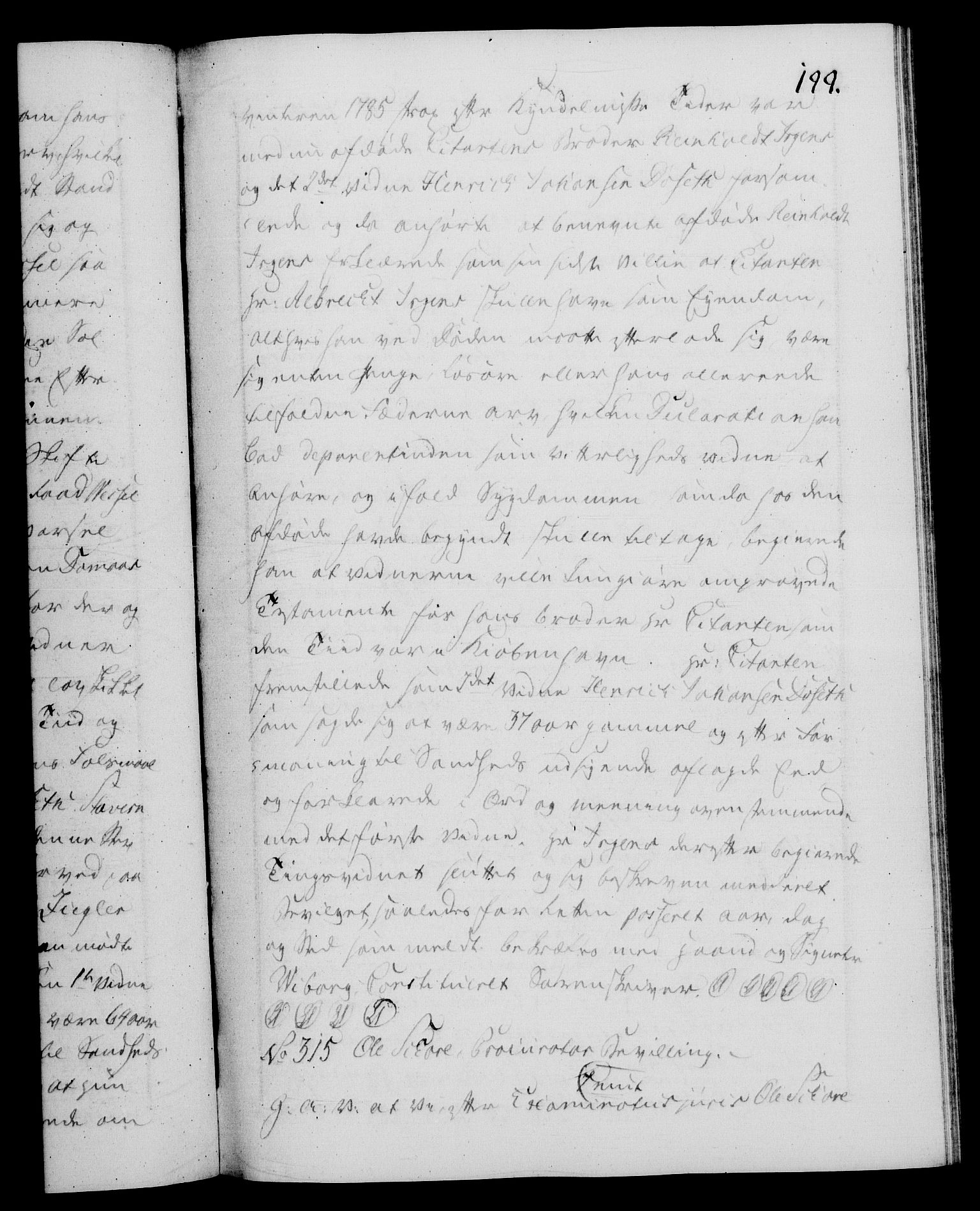 Danske Kanselli 1572-1799, RA/EA-3023/F/Fc/Fca/Fcaa/L0054: Norske registre, 1792-1793, p. 199a