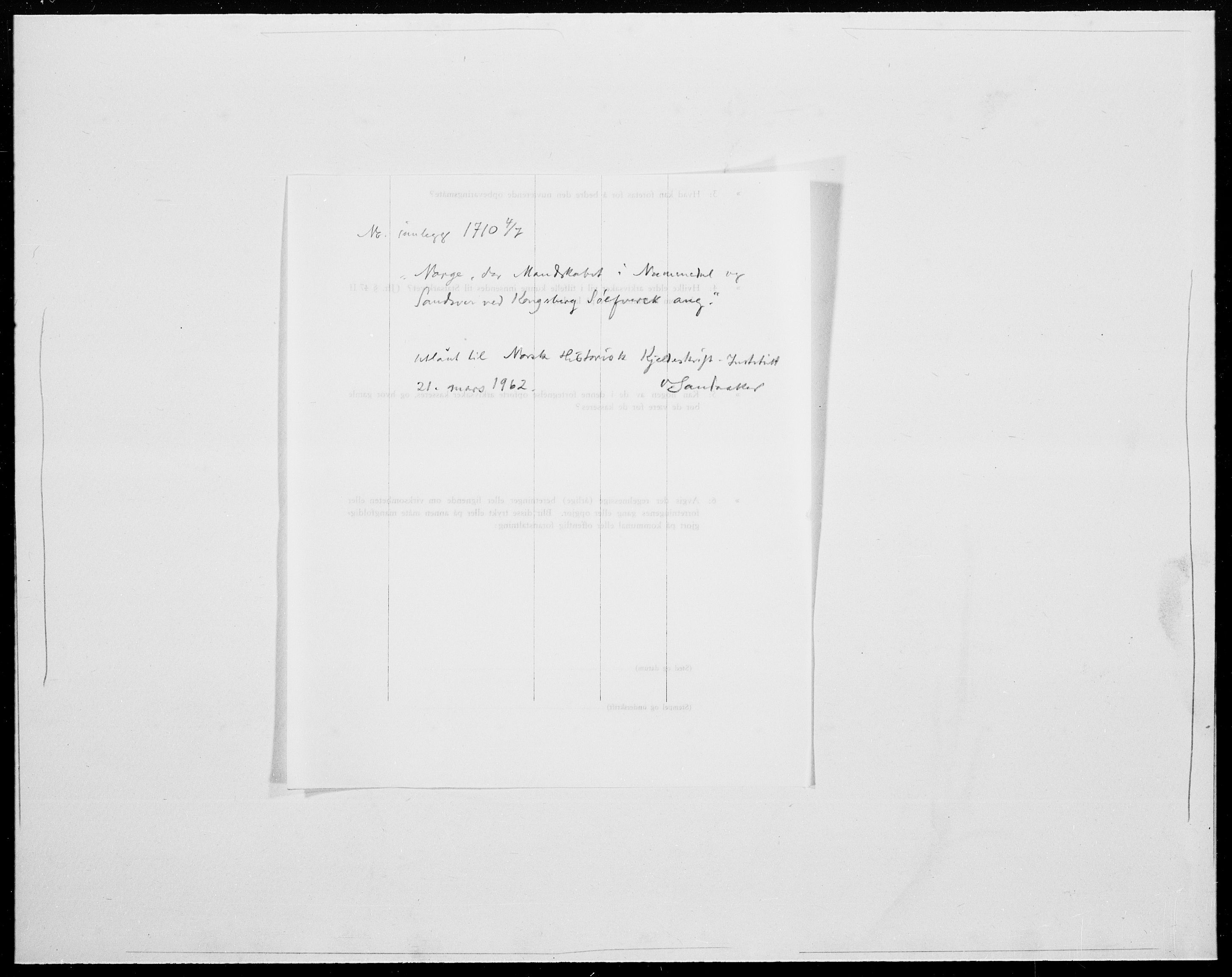 Danske Kanselli 1572-1799, AV/RA-EA-3023/F/Fc/Fcc/Fcca/L0069: Norske innlegg 1572-1799, 1710, p. 7