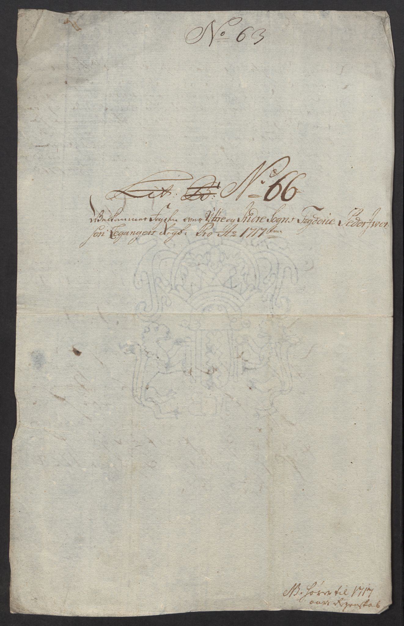 Rentekammeret inntil 1814, Reviderte regnskaper, Fogderegnskap, AV/RA-EA-4092/R52/L3321: Fogderegnskap Sogn, 1717-1718, p. 293