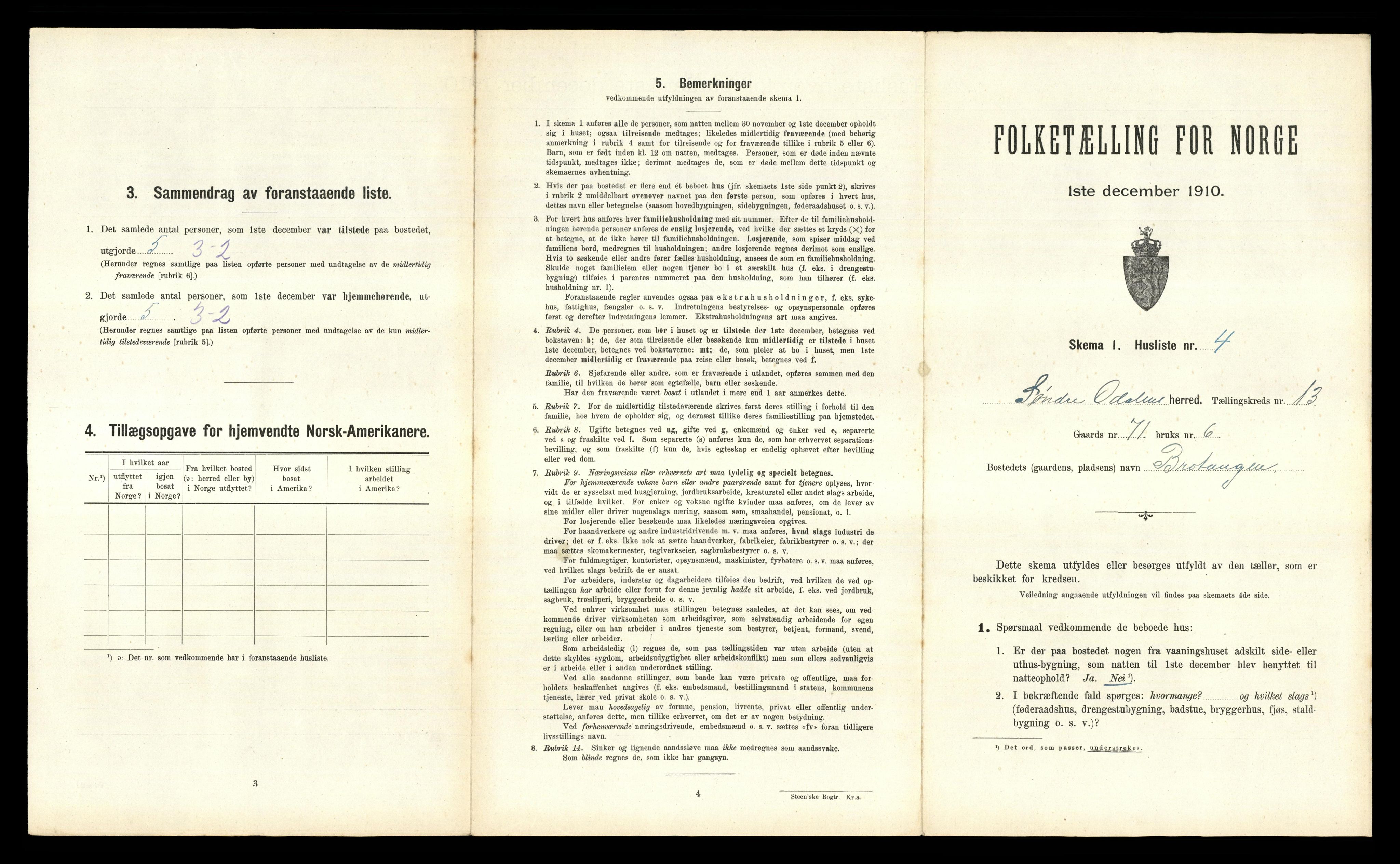 RA, 1910 census for Sør-Odal, 1910, p. 2048