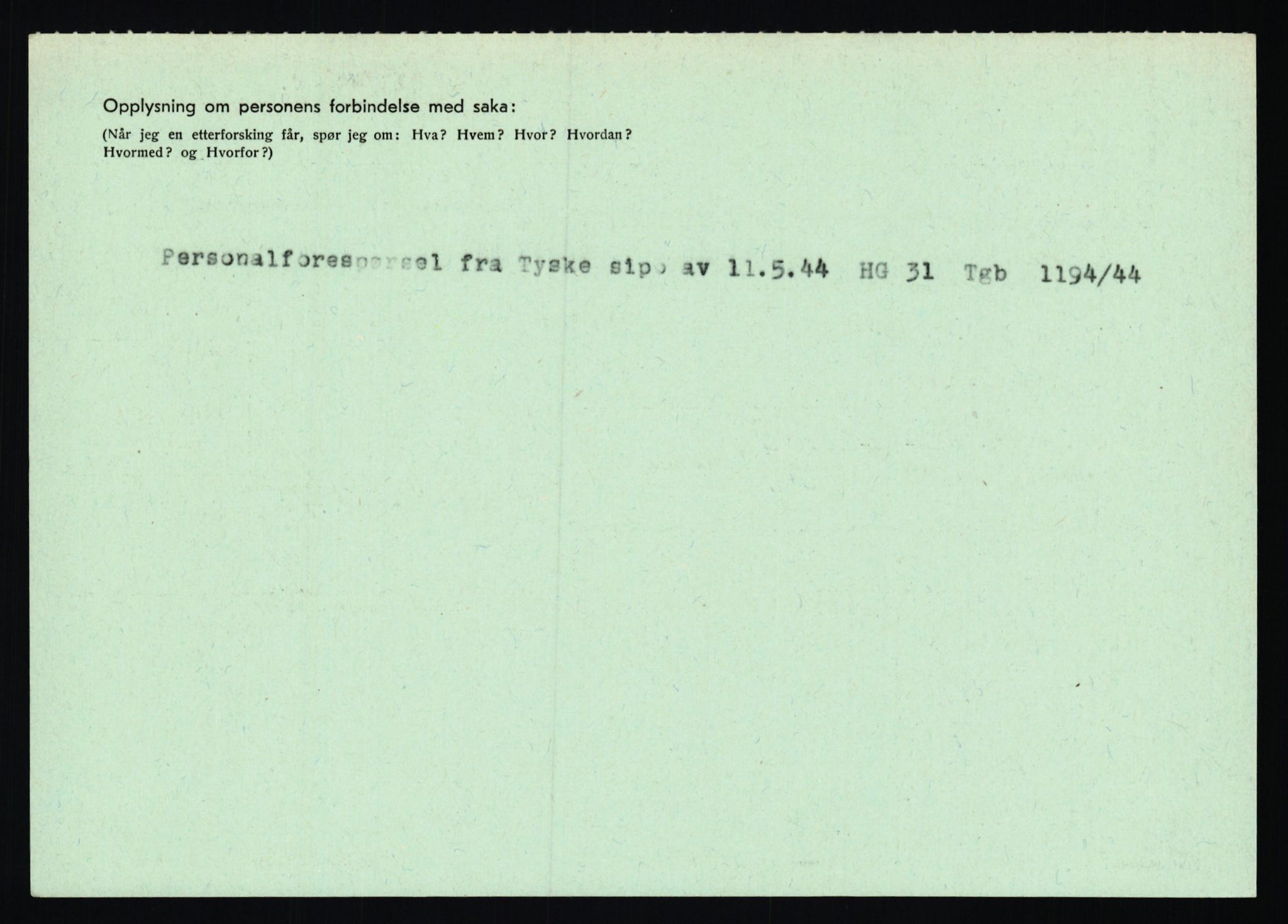 Statspolitiet - Hovedkontoret / Osloavdelingen, AV/RA-S-1329/C/Ca/L0006: Hanche - Hokstvedt, 1943-1945, p. 1709