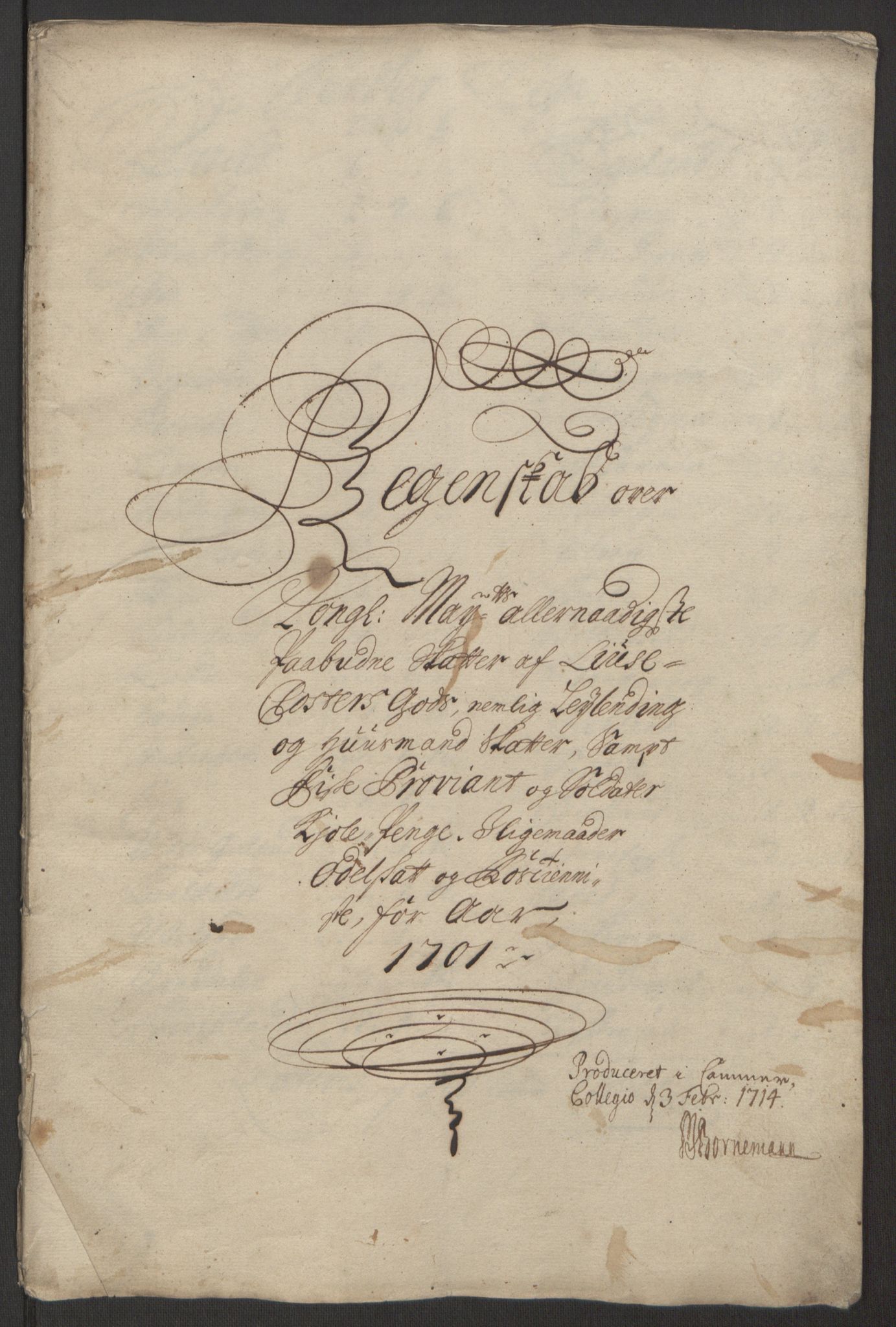 Rentekammeret inntil 1814, Reviderte regnskaper, Fogderegnskap, RA/EA-4092/R50/L3159: Fogderegnskap Lyse kloster, 1691-1709, p. 136