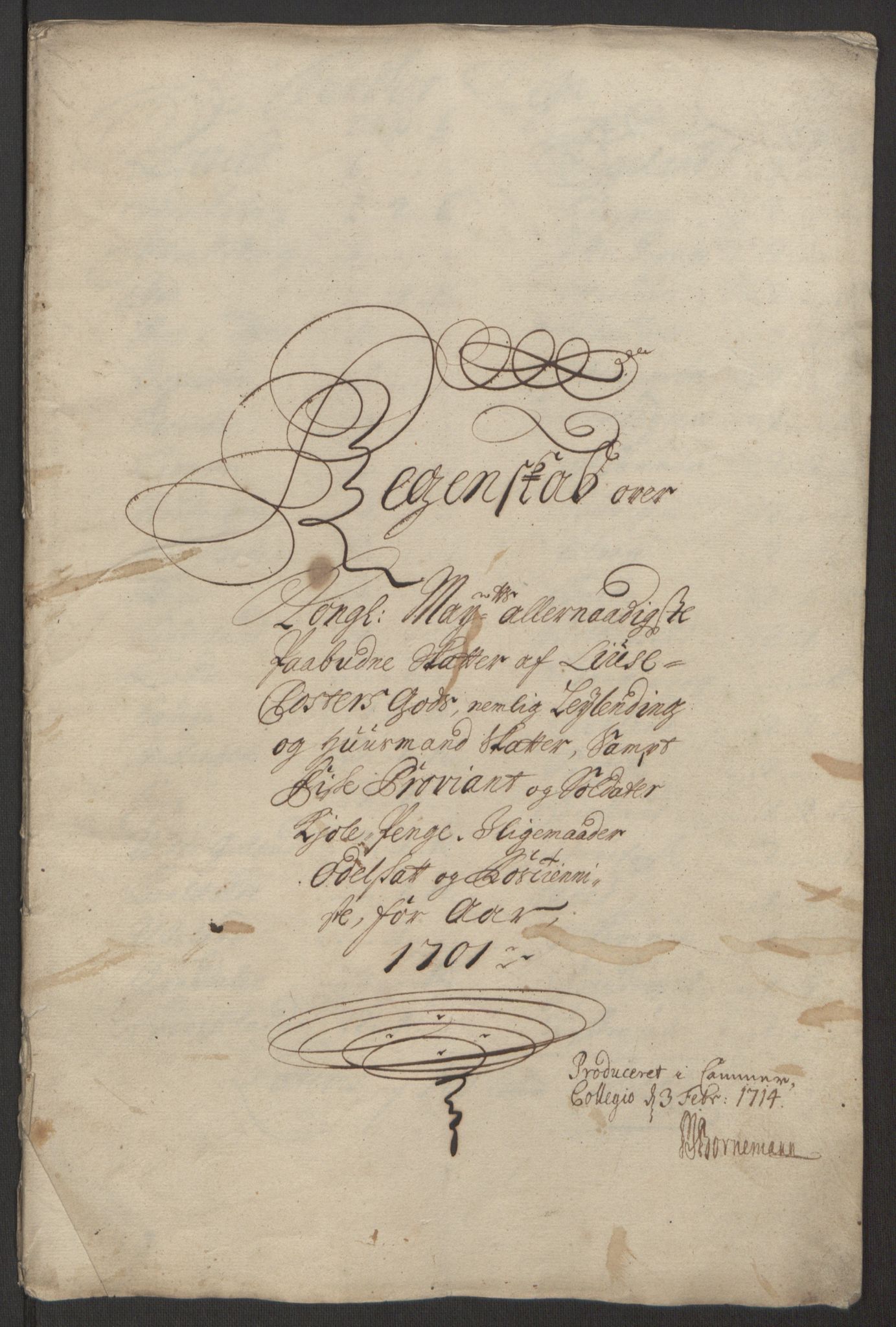 Rentekammeret inntil 1814, Reviderte regnskaper, Fogderegnskap, AV/RA-EA-4092/R50/L3159: Fogderegnskap Lyse kloster, 1691-1709, p. 136