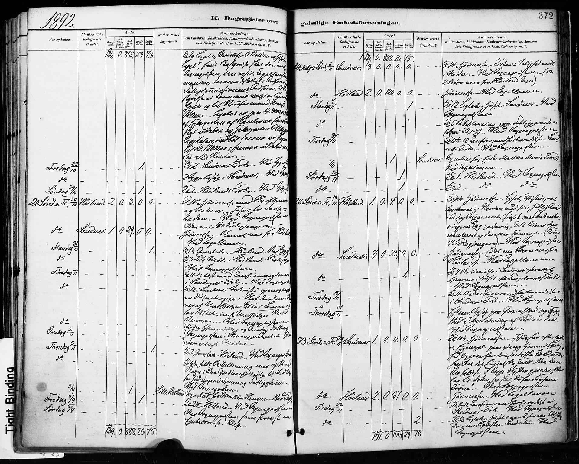 Høyland sokneprestkontor, AV/SAST-A-101799/001/30BA/L0013: Parish register (official) no. A 13.2, 1889-1898, p. 372