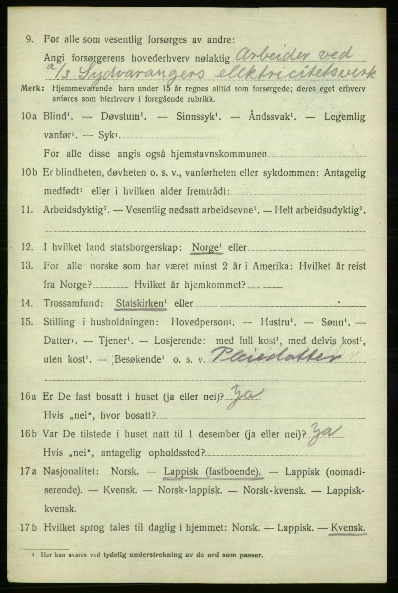 SATØ, 1920 census for Sør-Varanger, 1920, p. 2938