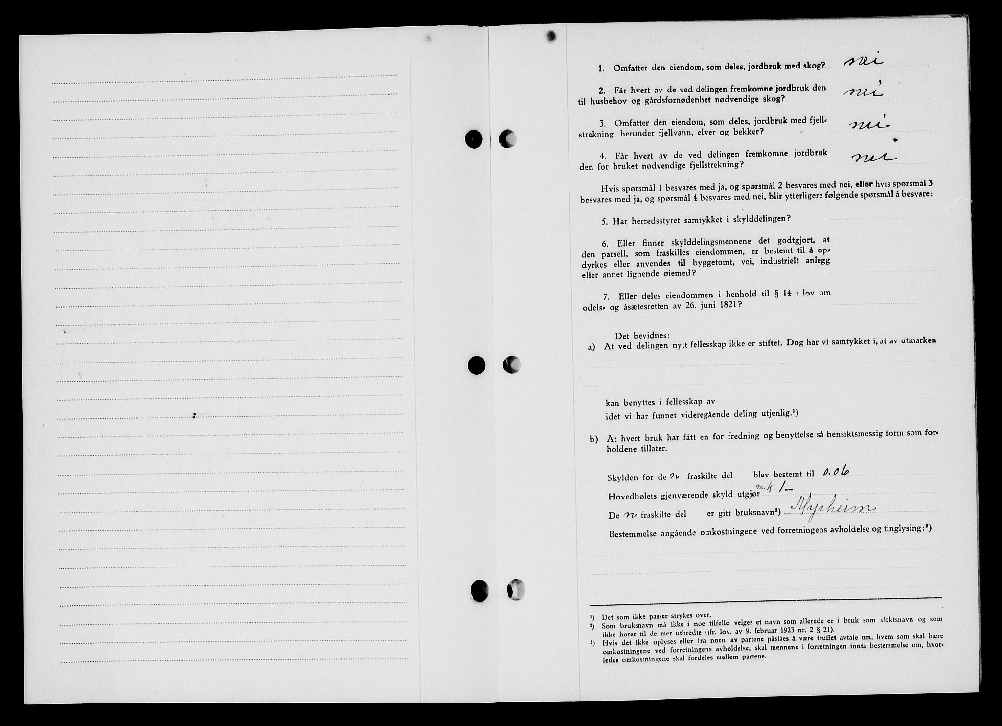 Flekkefjord sorenskriveri, SAK/1221-0001/G/Gb/Gba/L0058: Mortgage book no. A-6, 1942-1944, Diary no: : 842/1942