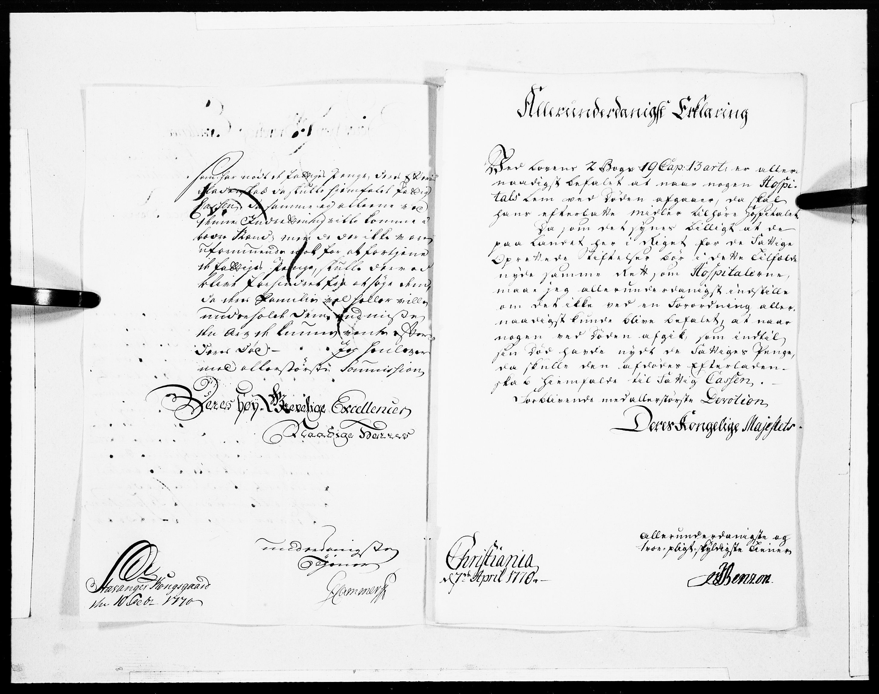 Danske Kanselli 1572-1799, AV/RA-EA-3023/F/Fc/Fcc/Fcca/L0205: Norske innlegg 1572-1799, 1771, p. 557