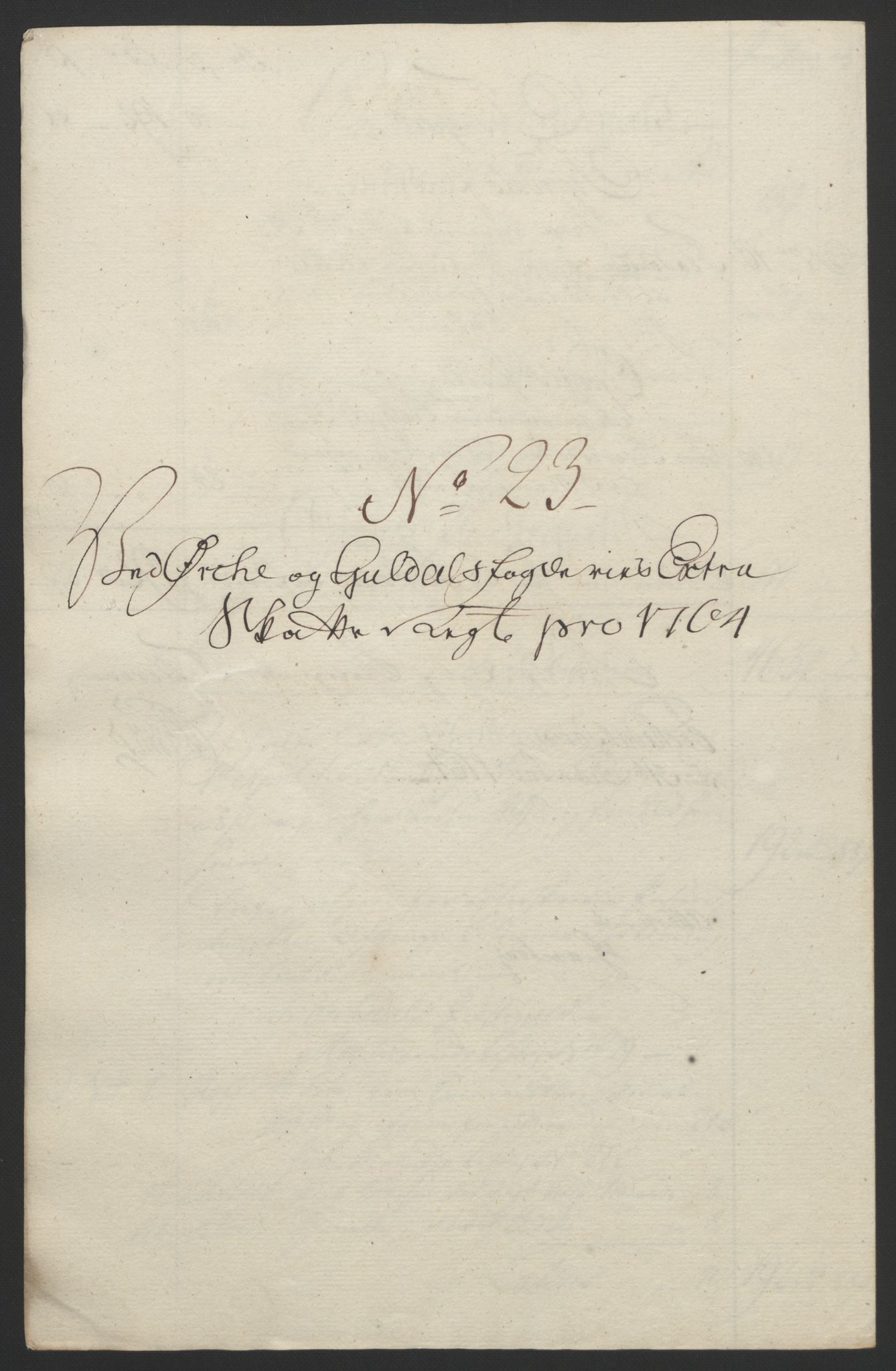 Rentekammeret inntil 1814, Reviderte regnskaper, Fogderegnskap, AV/RA-EA-4092/R60/L4094: Ekstraskatten Orkdal og Gauldal, 1762-1765, p. 211