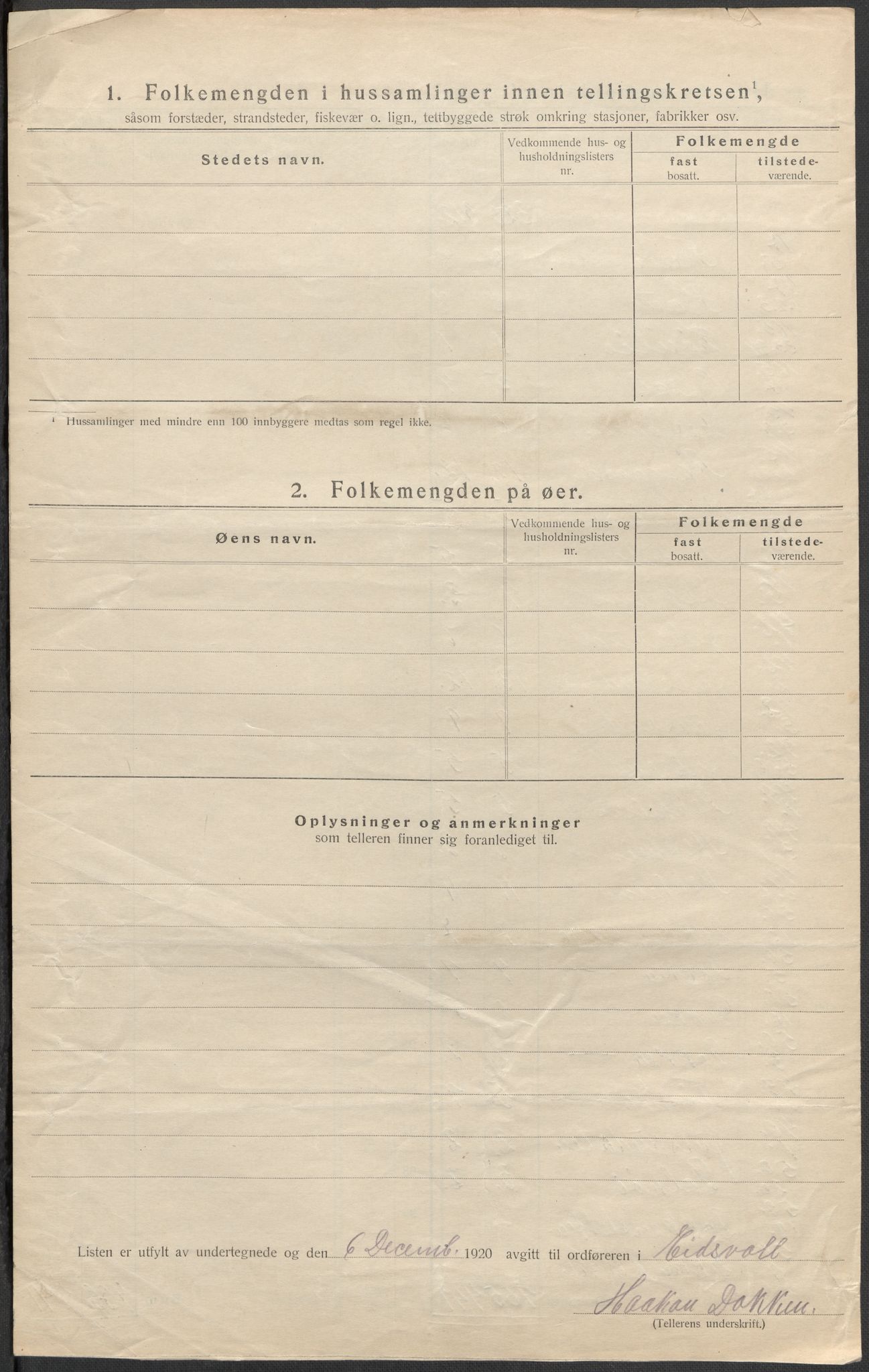 SAO, 1920 census for Eidsvoll, 1920, p. 31