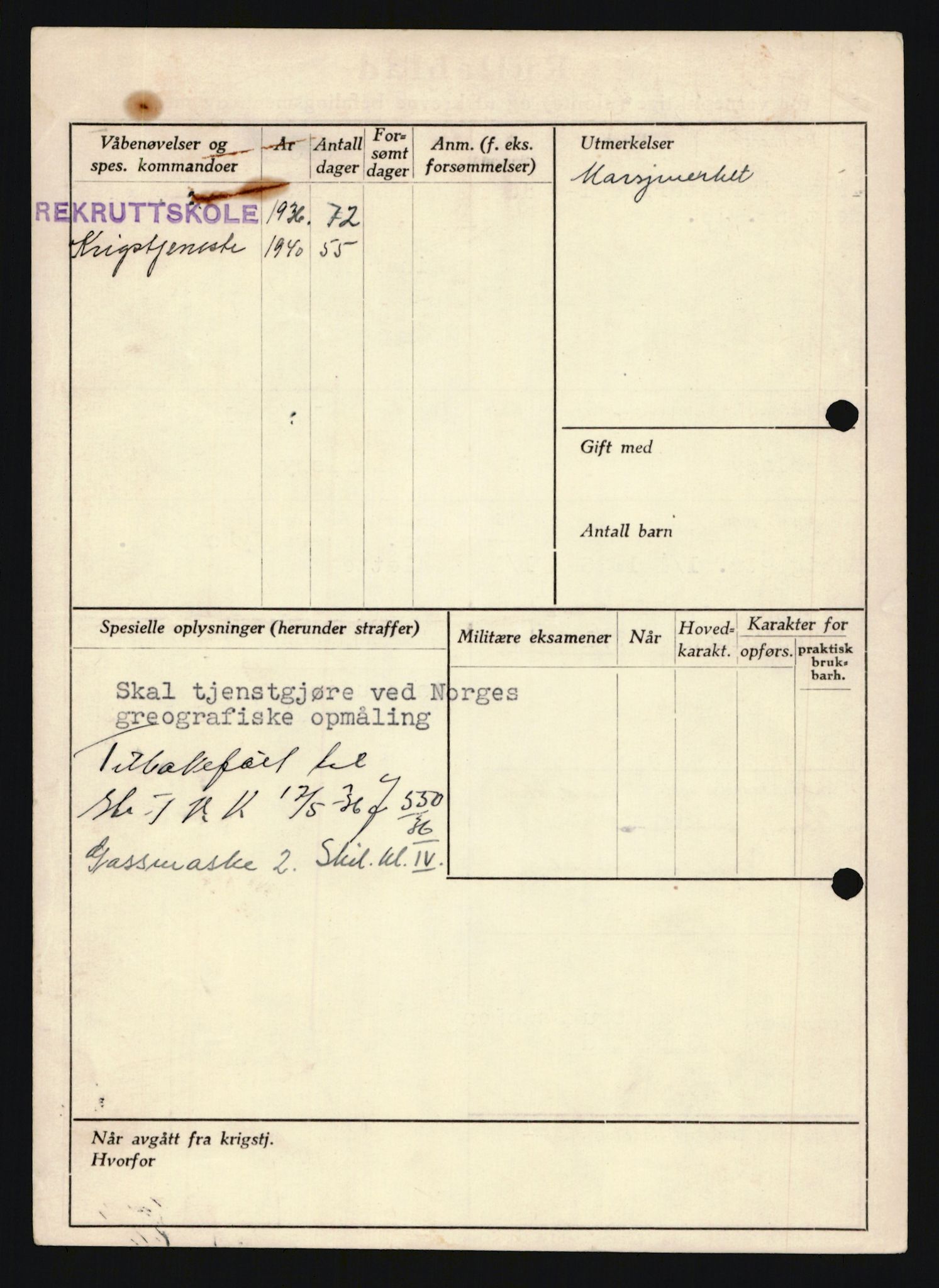 Forsvaret, Troms infanteriregiment nr. 16, AV/RA-RAFA-3146/P/Pa/L0020: Rulleblad for regimentets menige mannskaper, årsklasse 1936, 1936, p. 264