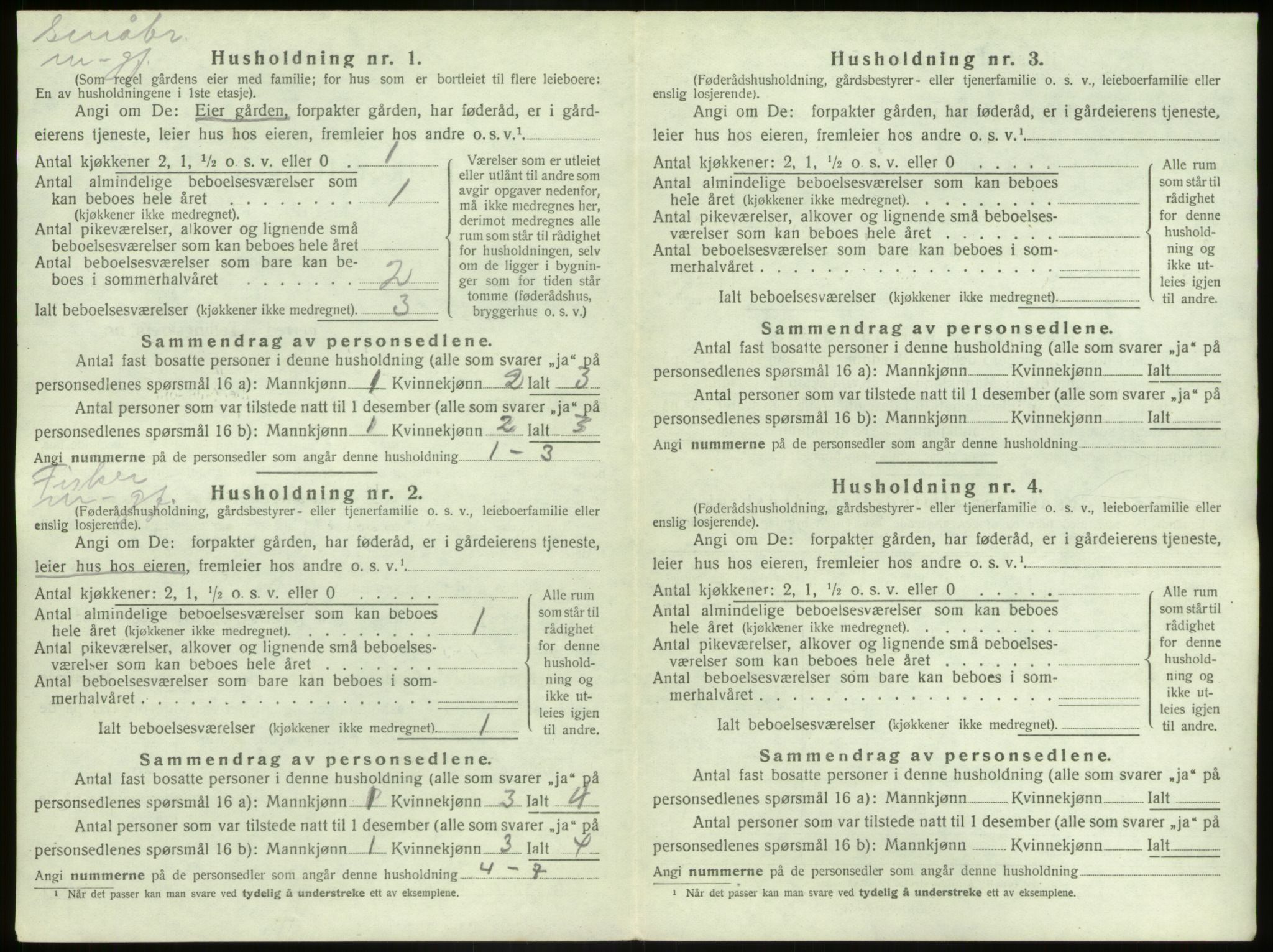 SAB, 1920 census for Bremanger, 1920, p. 66