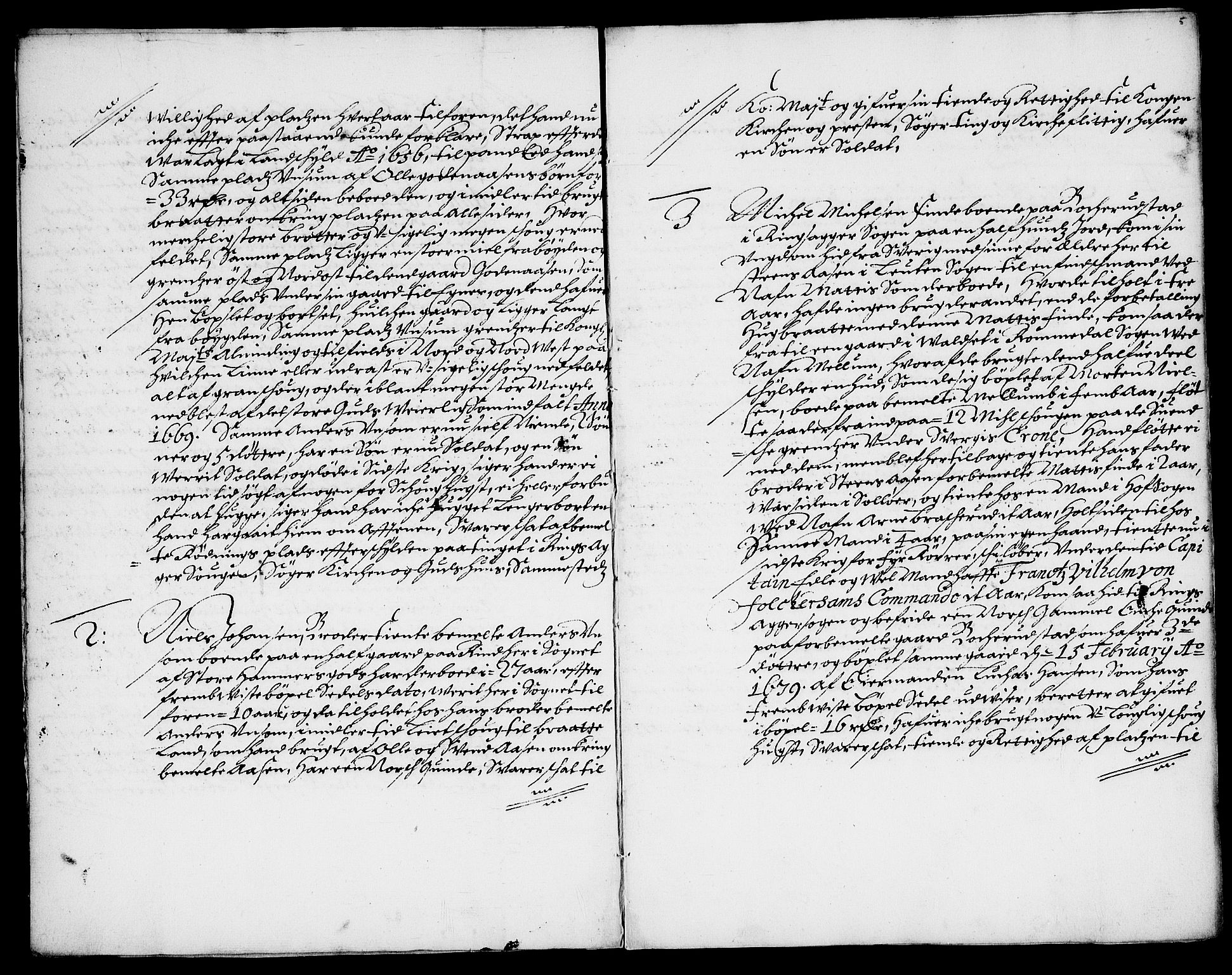 Danske Kanselli, Skapsaker, AV/RA-EA-4061/F/L0083/0002: Skap 15, pakke 125F-135 / Skap 15, pakke 125G, litra A, 1686, p. 62