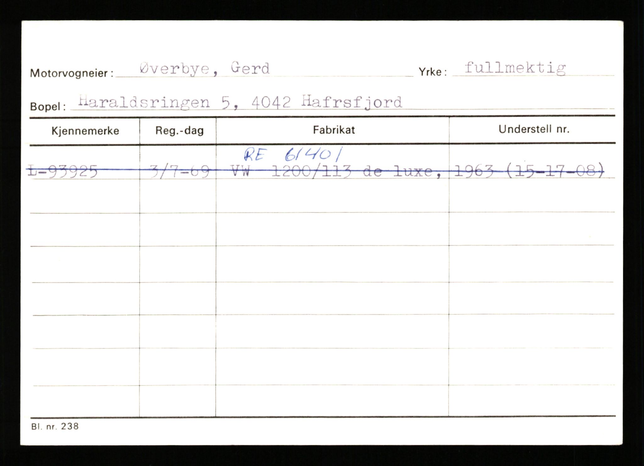 Stavanger trafikkstasjon, AV/SAST-A-101942/0/H/L0044: Øksna - Åmo, 1930-1971, p. 1437