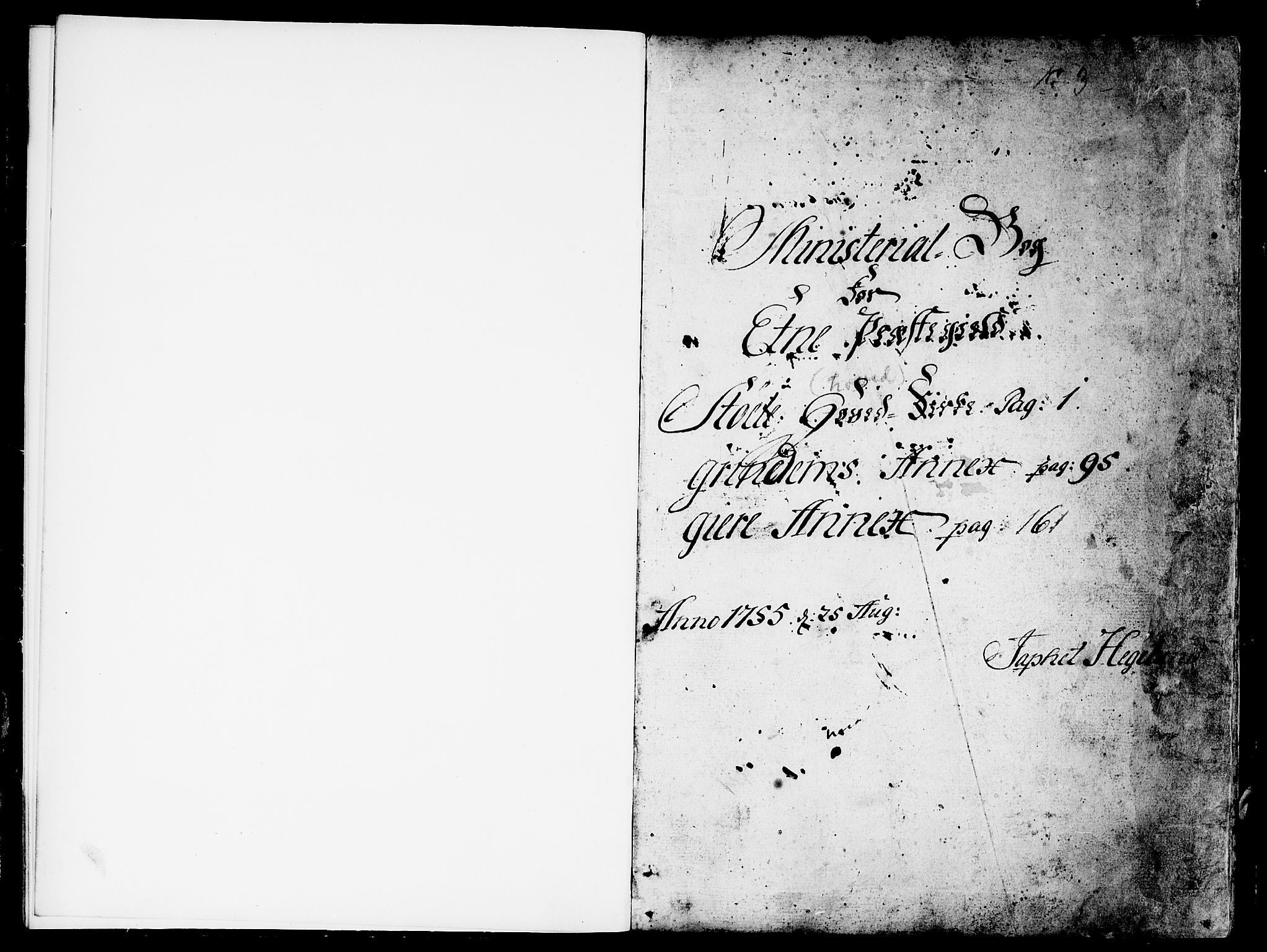 Etne sokneprestembete, SAB/A-75001/H/Haa: Parish register (official) no. A 3 /1, 1755-1782