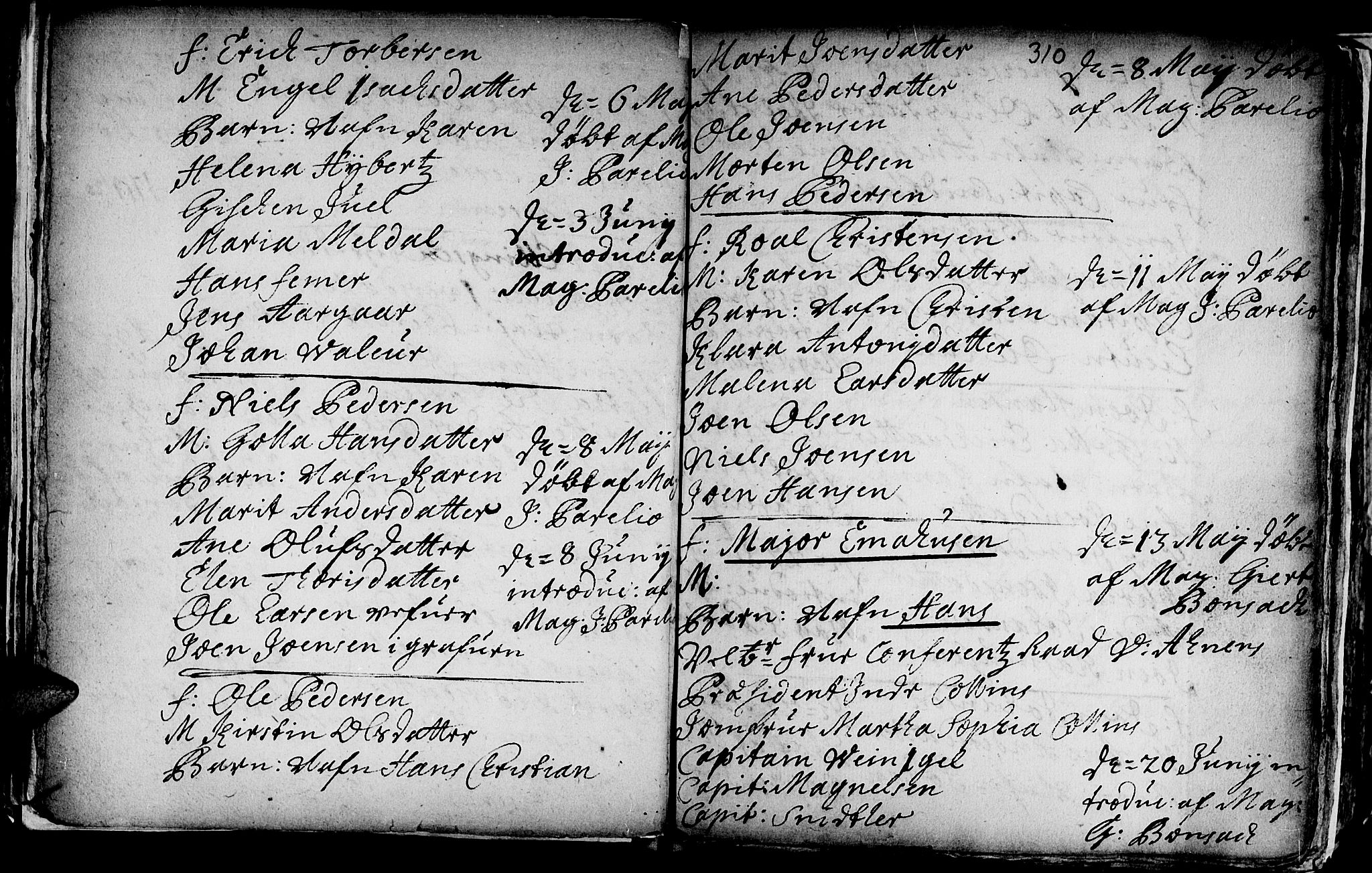 Ministerialprotokoller, klokkerbøker og fødselsregistre - Sør-Trøndelag, SAT/A-1456/601/L0035: Parish register (official) no. 601A03, 1713-1728, p. 310