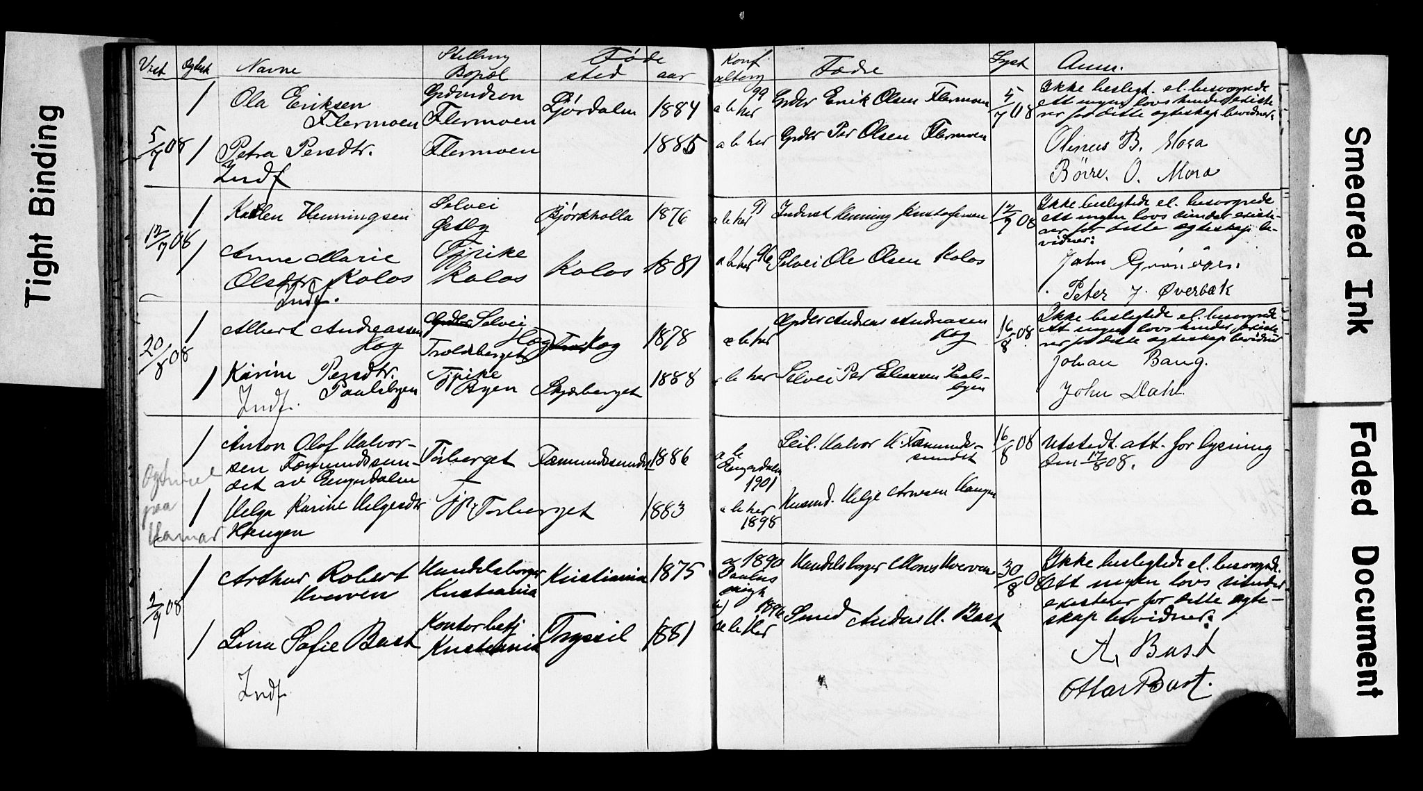 Trysil prestekontor, AV/SAH-PREST-046/I/Ie: Banns register no. 2, 1900-1914