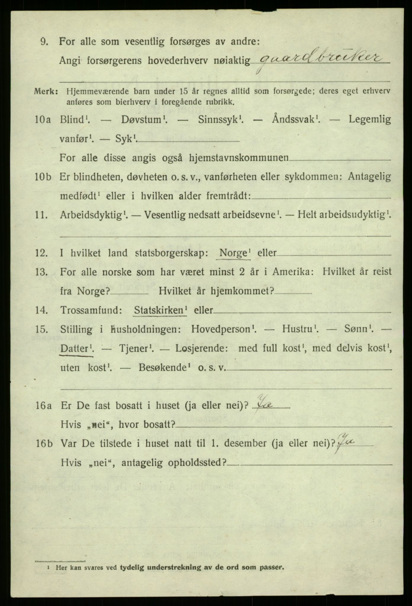 SAB, 1920 census for Alversund, 1920, p. 4829