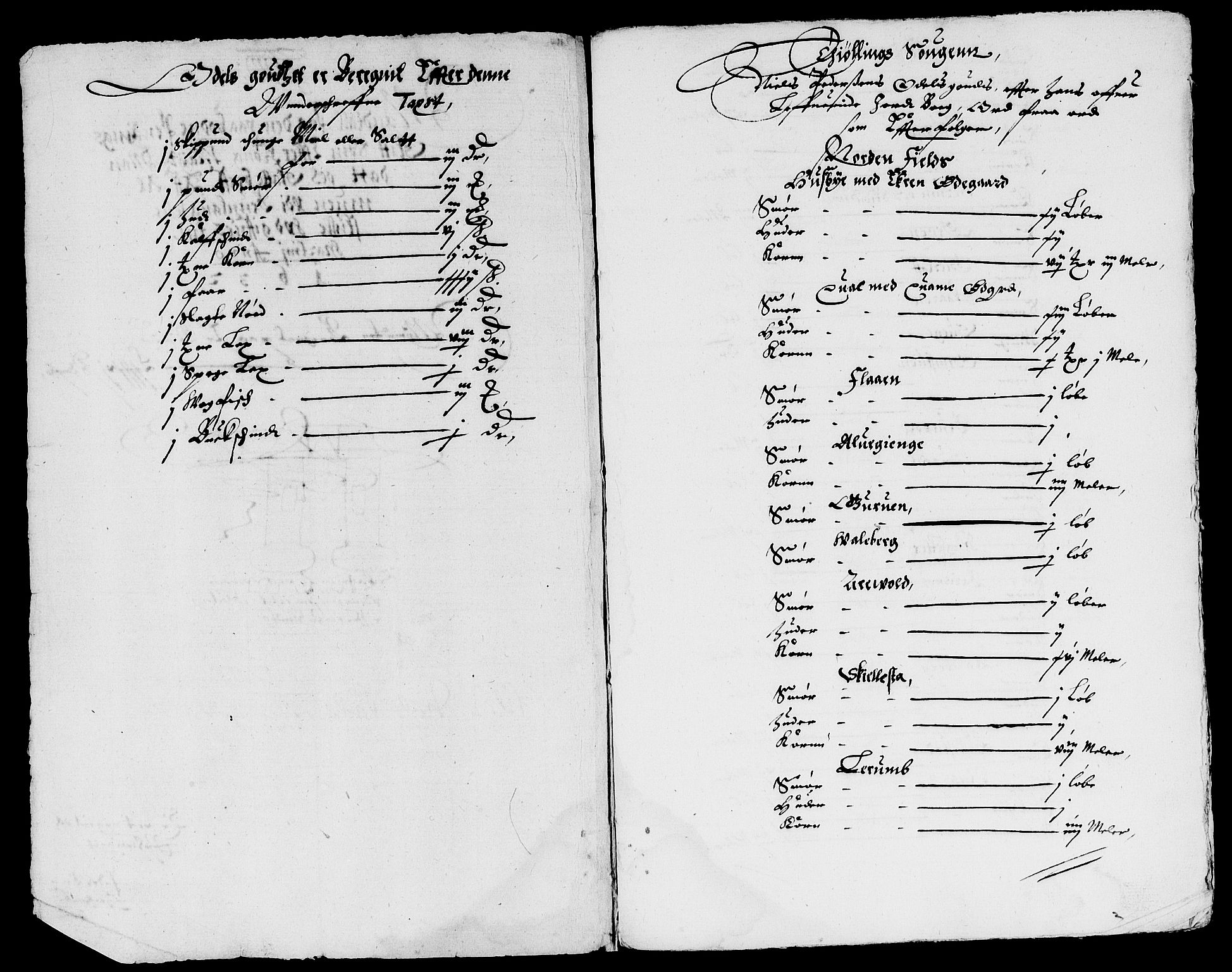 Rentekammeret inntil 1814, Reviderte regnskaper, Lensregnskaper, AV/RA-EA-5023/R/Rb/Rbl/L0005: Brunla len med Eiker len 1626-37, 1632-1635