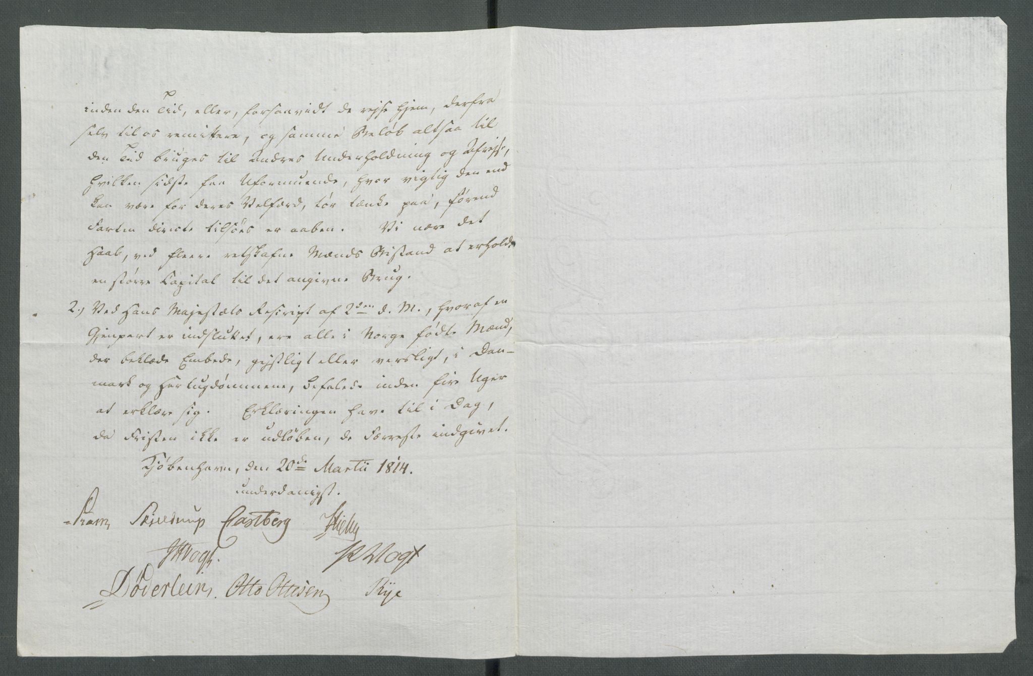 Forskjellige samlinger, Historisk-kronologisk samling, AV/RA-EA-4029/G/Ga/L0009A: Historisk-kronologisk samling. Dokumenter fra januar og ut september 1814. , 1814, p. 74