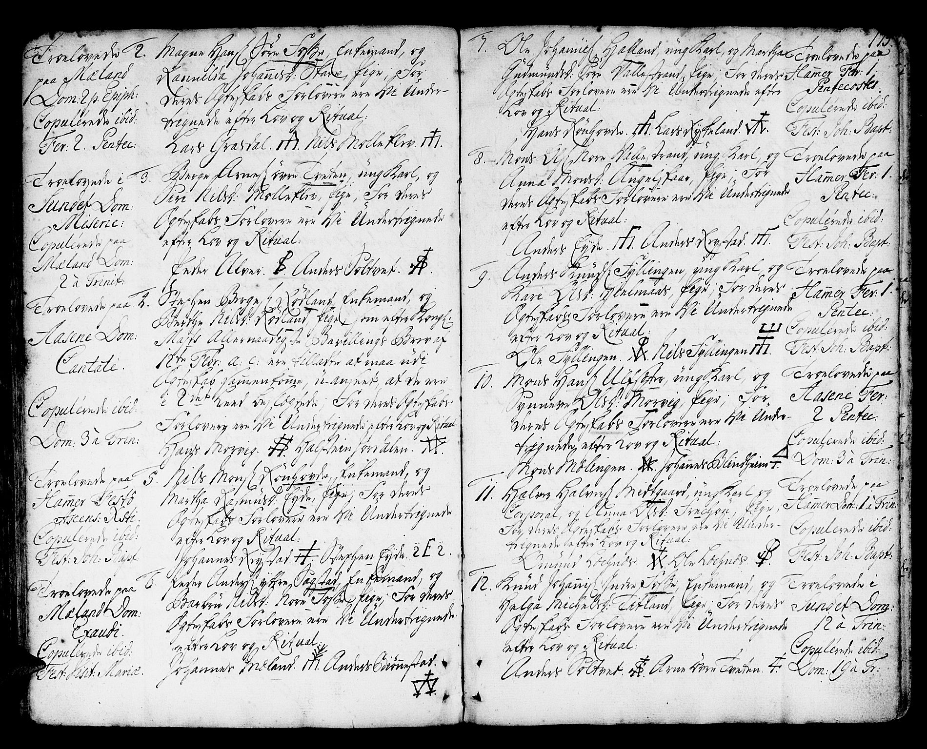 Hamre sokneprestembete, AV/SAB-A-75501/H/Ha/Haa/Haaa/L0007: Parish register (official) no. A 7, 1762-1777, p. 175