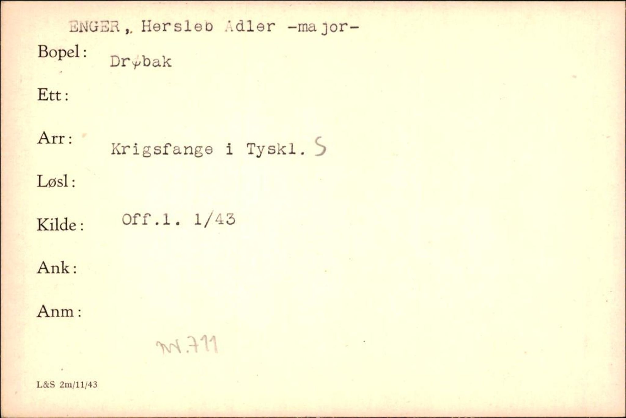 Forsvaret, Forsvarets krigshistoriske avdeling, AV/RA-RAFA-2017/Y/Yf/L0200: II-C-11-2102  -  Norske krigsfanger i Tyskland, 1940-1945, p. 234