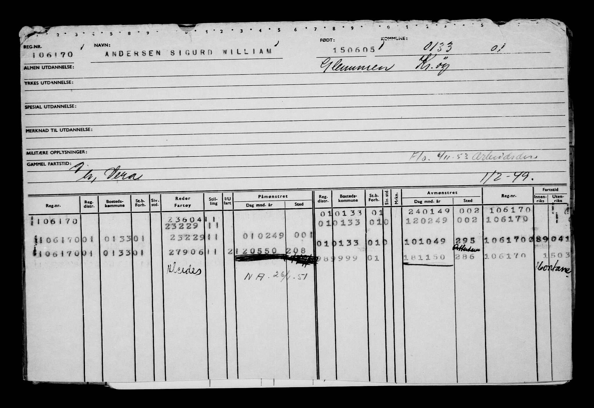 Direktoratet for sjømenn, AV/RA-S-3545/G/Gb/L0059: Hovedkort, 1905, p. 560