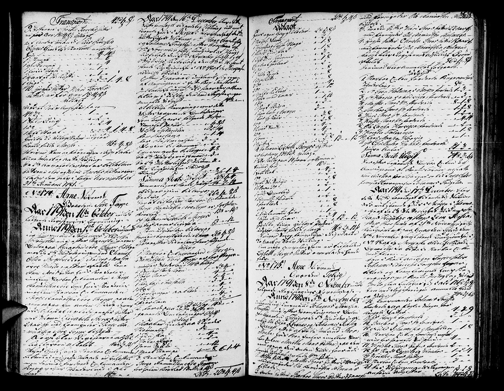 Nordhordland sorenskrivar, AV/SAB-A-2901/1/H/Ha/L0008b: Skifteprotokollar Nordhordland , 1790-1794, p. 650b-651a