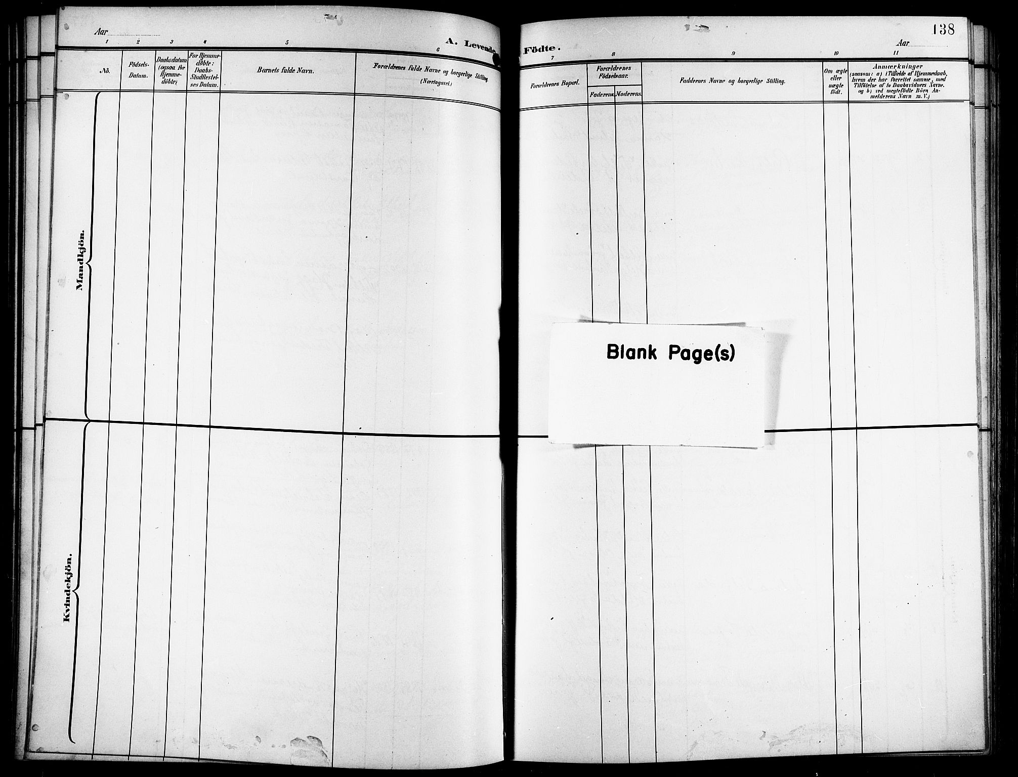 Ministerialprotokoller, klokkerbøker og fødselsregistre - Nordland, AV/SAT-A-1459/841/L0621: Parish register (copy) no. 841C05, 1897-1923, p. 138