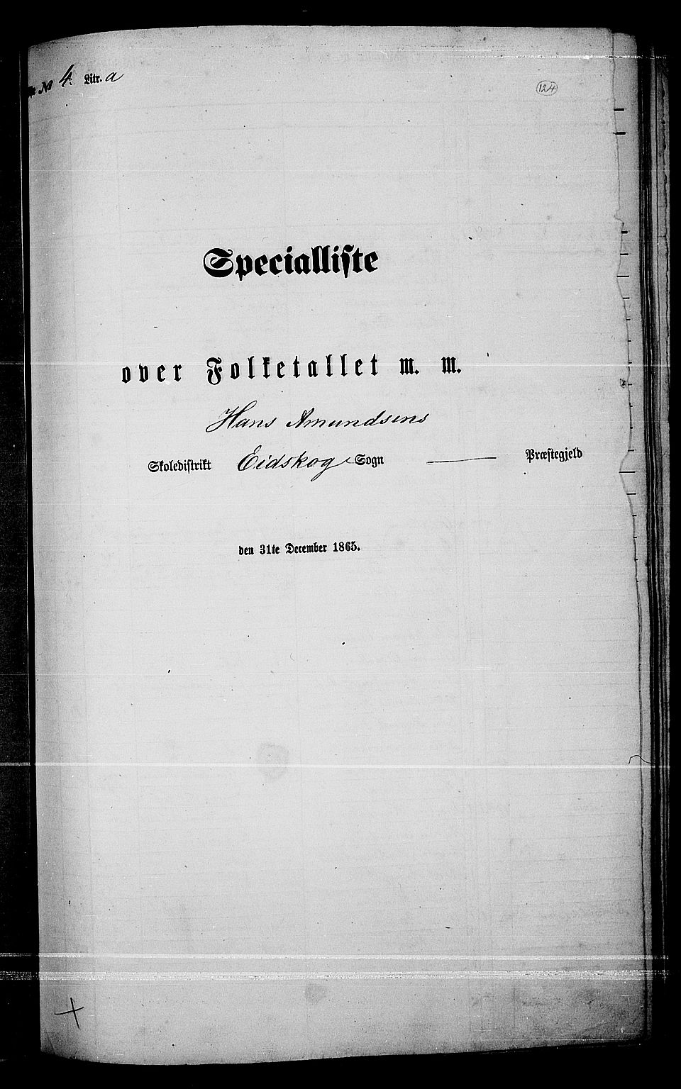 RA, 1865 census for Eidskog, 1865, p. 109