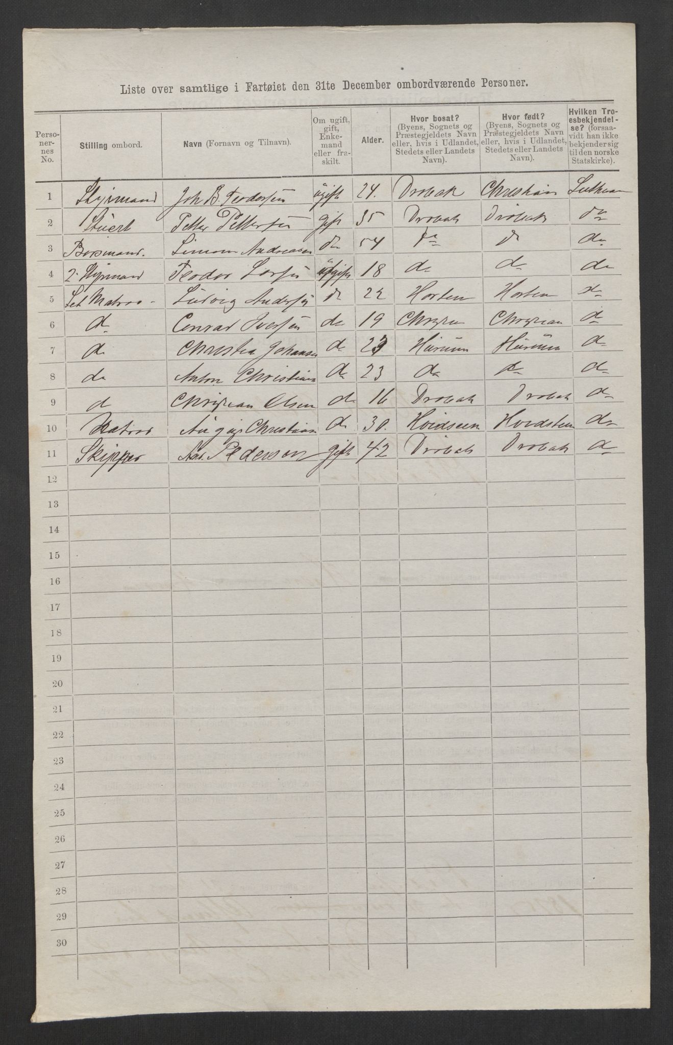 RA, 1875 census, lists of crew on ships: Ships in ports abroad, 1875, p. 103