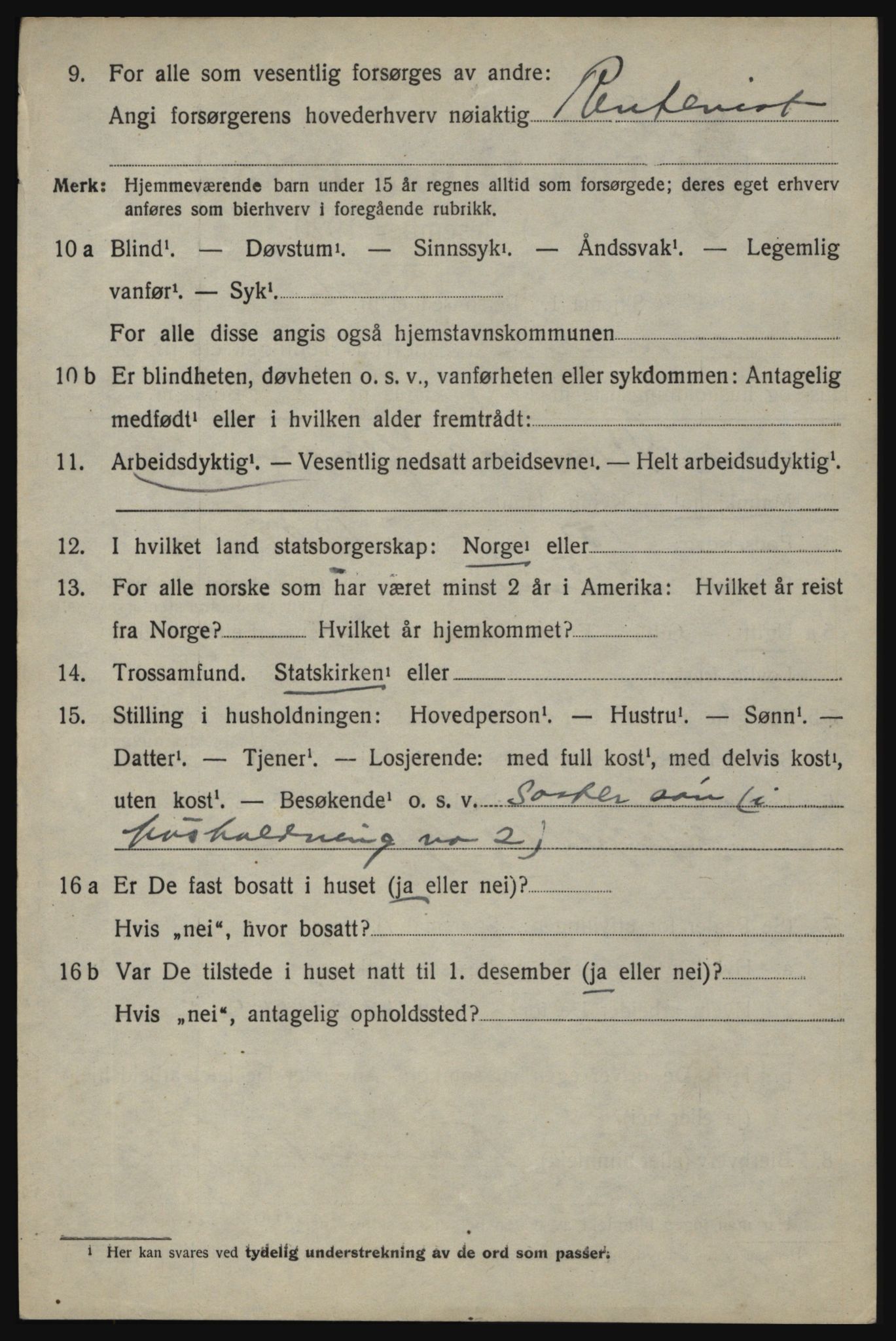 SAO, 1920 census for Aremark, 1920, p. 1606