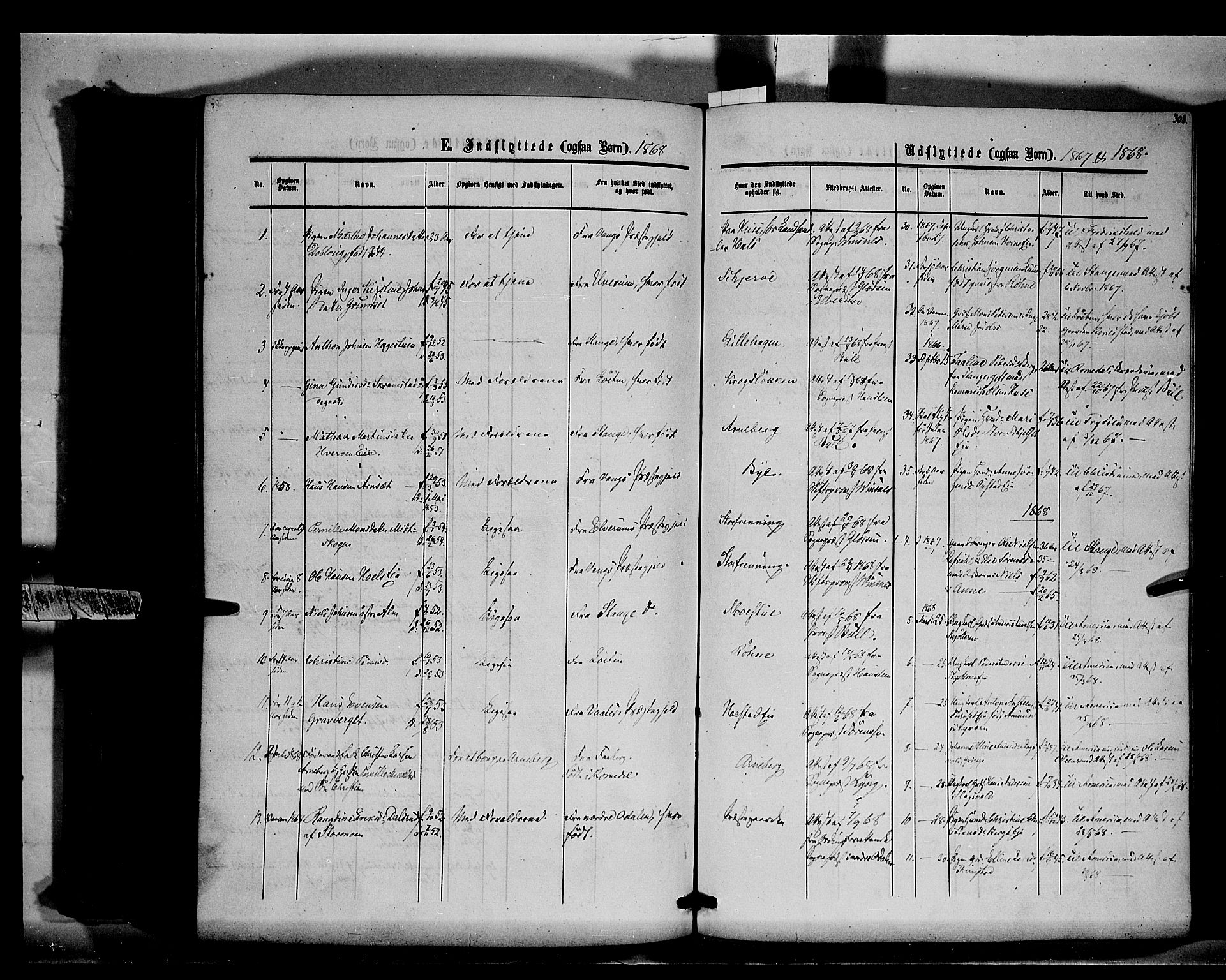 Romedal prestekontor, AV/SAH-PREST-004/K/L0005: Parish register (official) no. 5, 1862-1874, p. 308