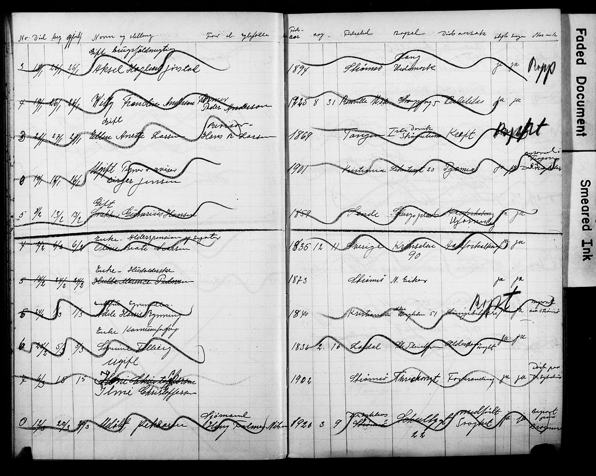 Strømsø kirkebøker, AV/SAKO-A-246/Y/Ya/L0008: Parish register draft no. I 8, 1916-1931