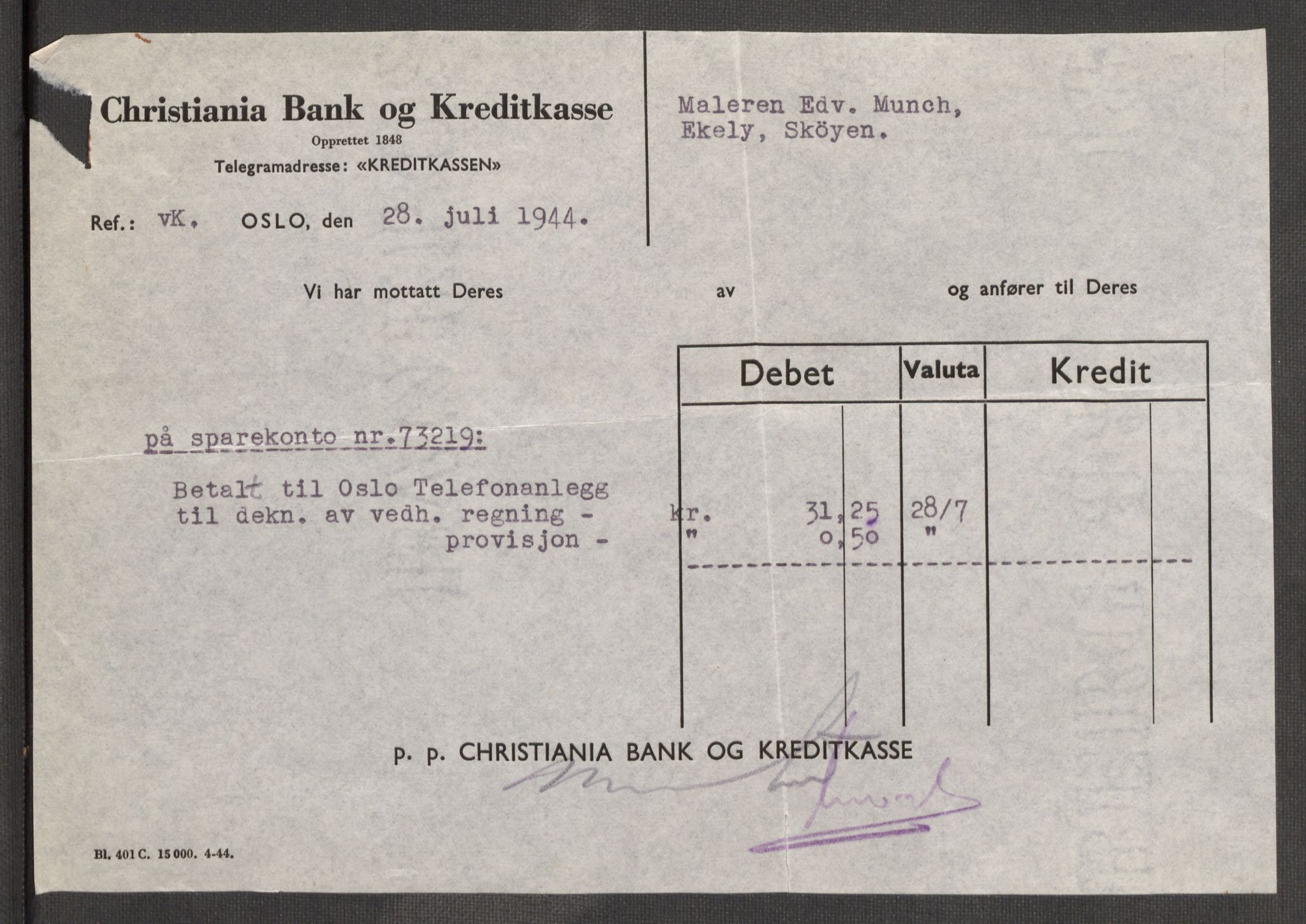 Oslo skifterett, AV/SAO-A-10383/I/Id/L0004: Bomapper (sluttede bo), 1948, p. 161